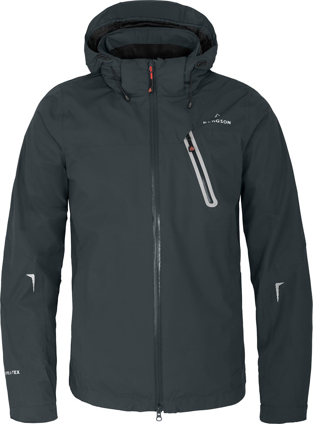 Bergson Regenjacke MOORE Herren Rad-Regenjacke, Netzfutter, 12000 mm Wasser günstig online kaufen