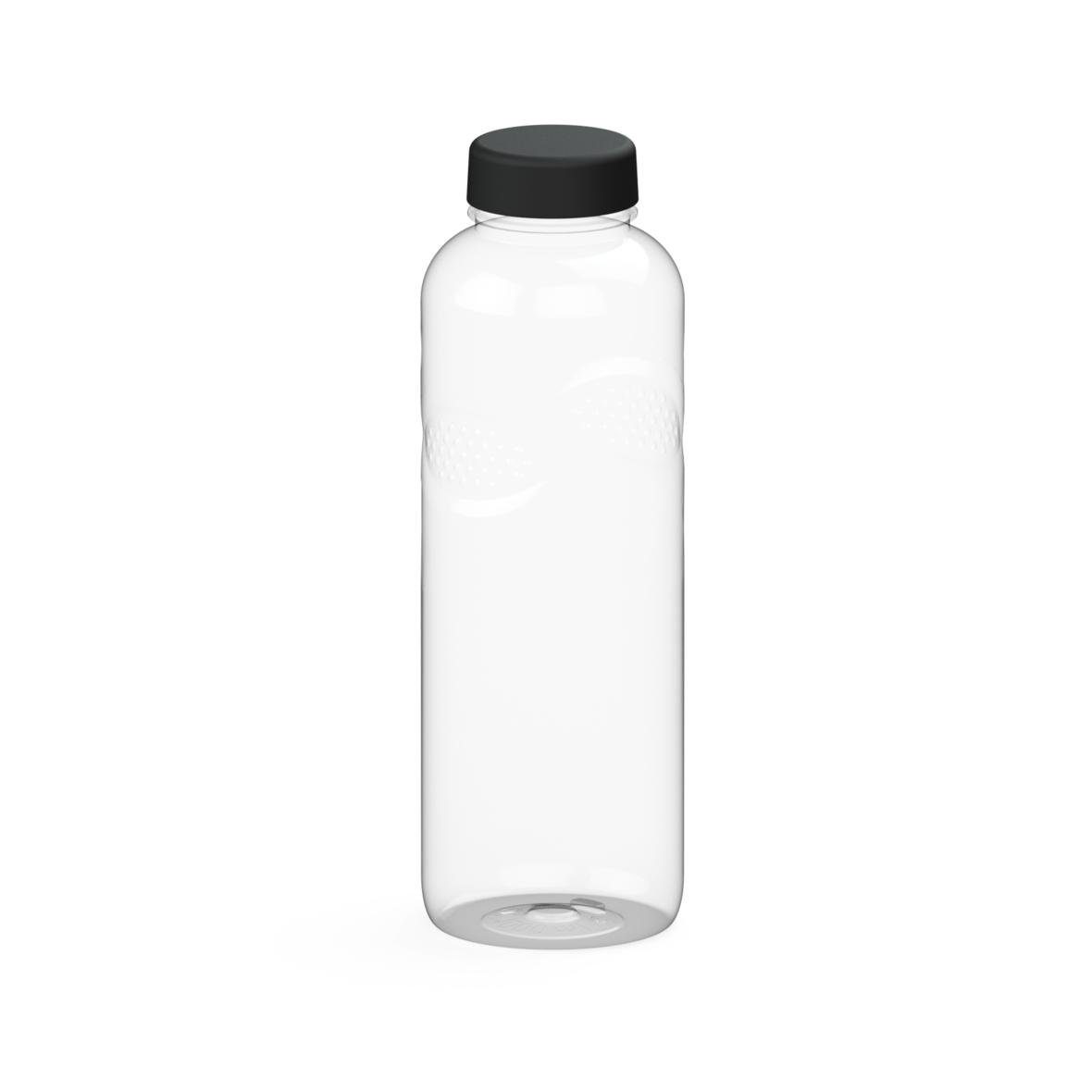 elasto Trinkflasche Robuste und leichte Wasserflasche Carve "Refresh" 1000 ml, Made in Germany, Geschmacksneutral, Robust, Sportflasche, Tritan