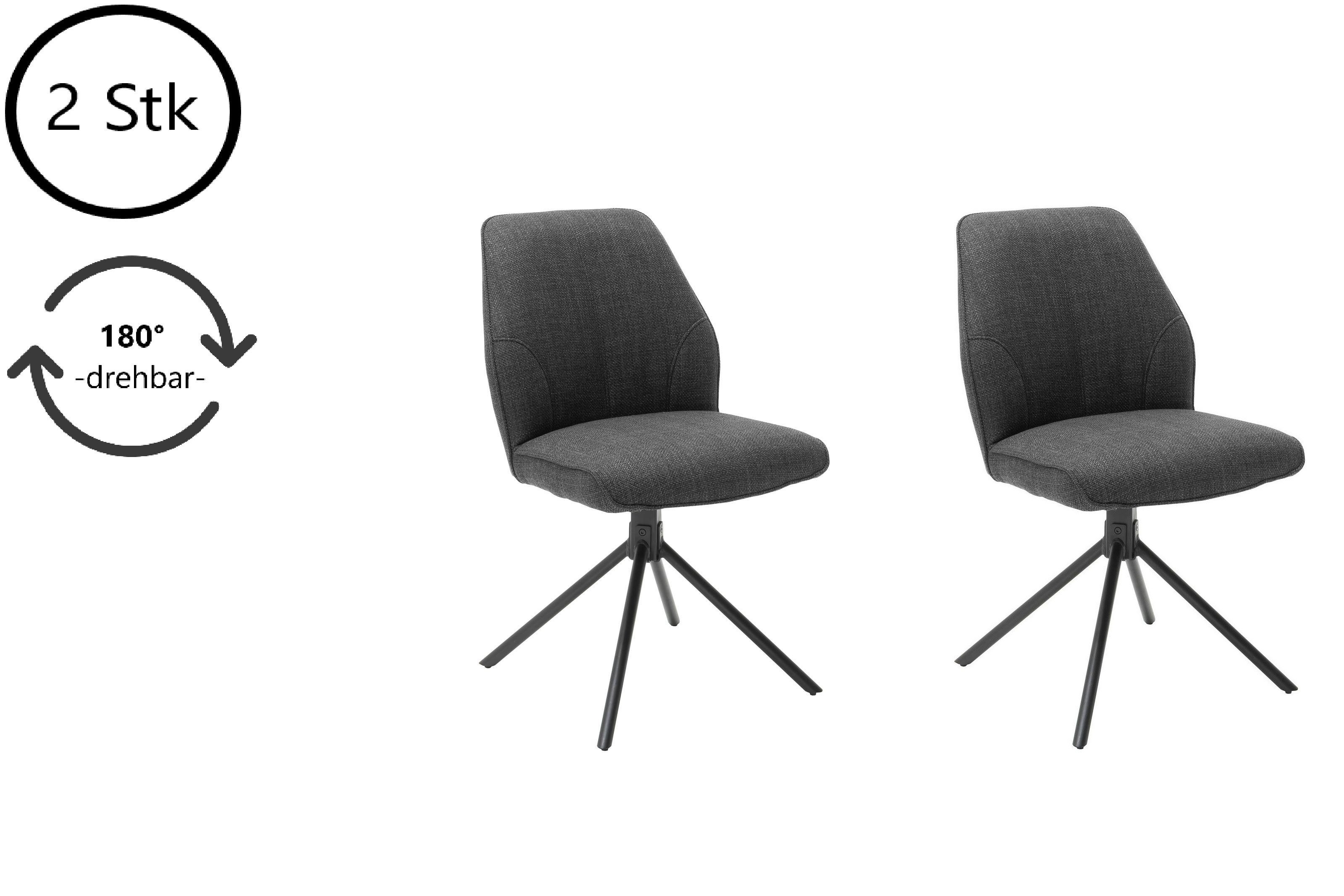 MCA furniture 4-Fußstuhl "Pemba", (Set), 2 St., 2er-Set, 180drehbar mit Niv günstig online kaufen