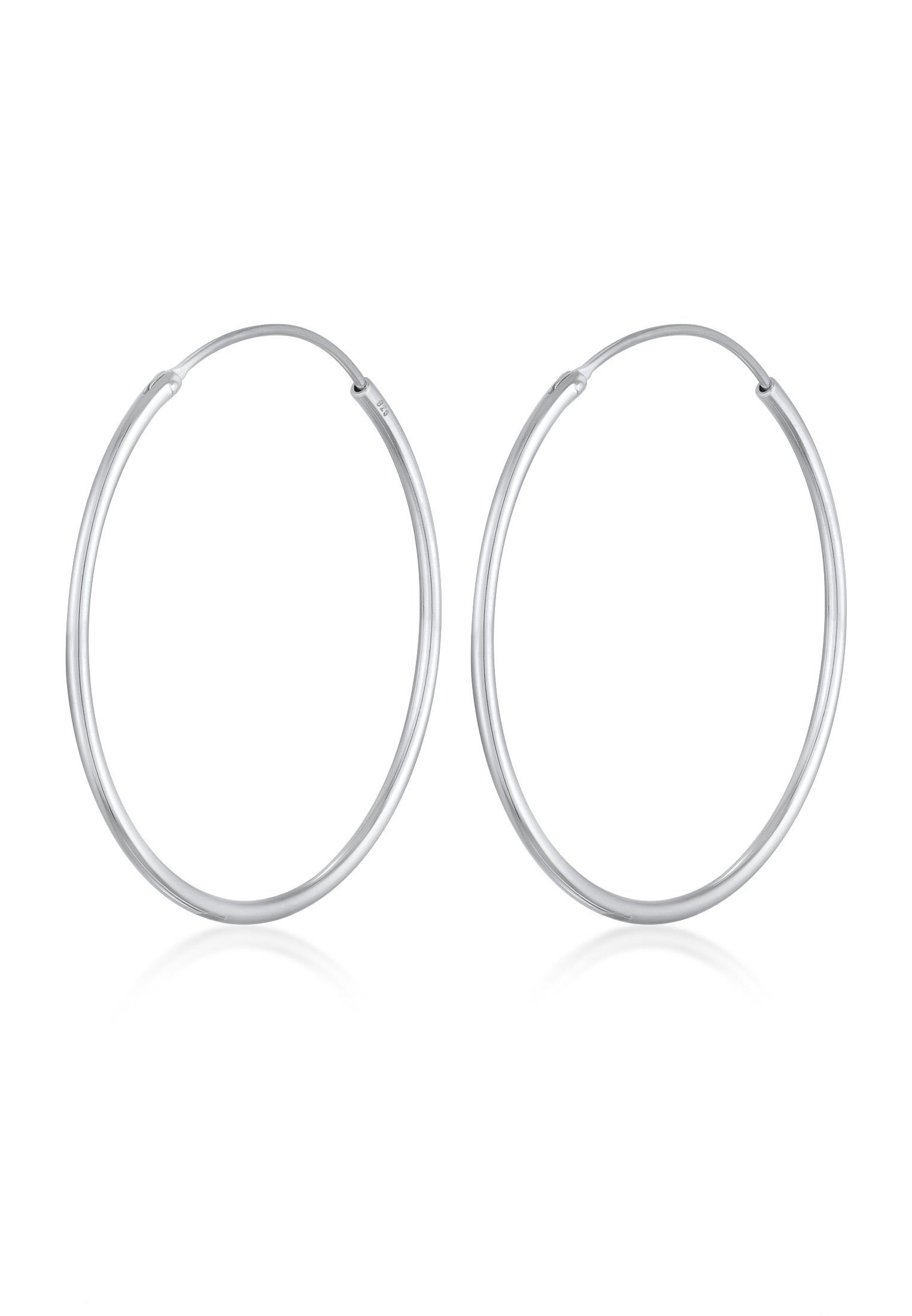 Elli Paar Creolen Creolen Rund Basic Klassisch 925 Silber günstig online kaufen