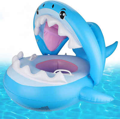 HYTIREBY Schwimmring Baby schwimmring mit sonnenschutzdach für Kinder ab 6-36 Monate, Hilft Kindern, zu schwimmen und den Sommerspaß zu genießen