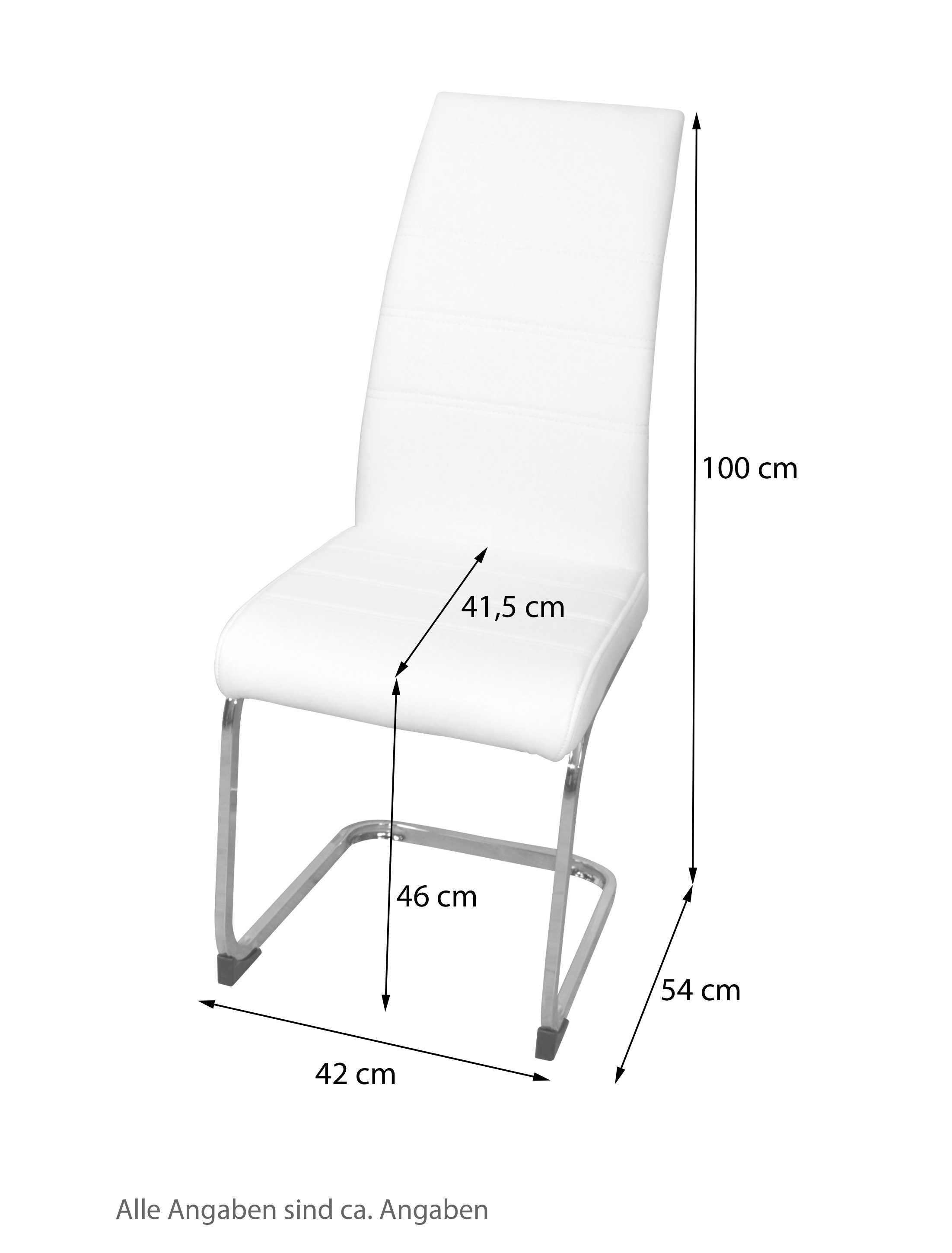 moebel-direkt-online Freischwinger Lilly (Set)