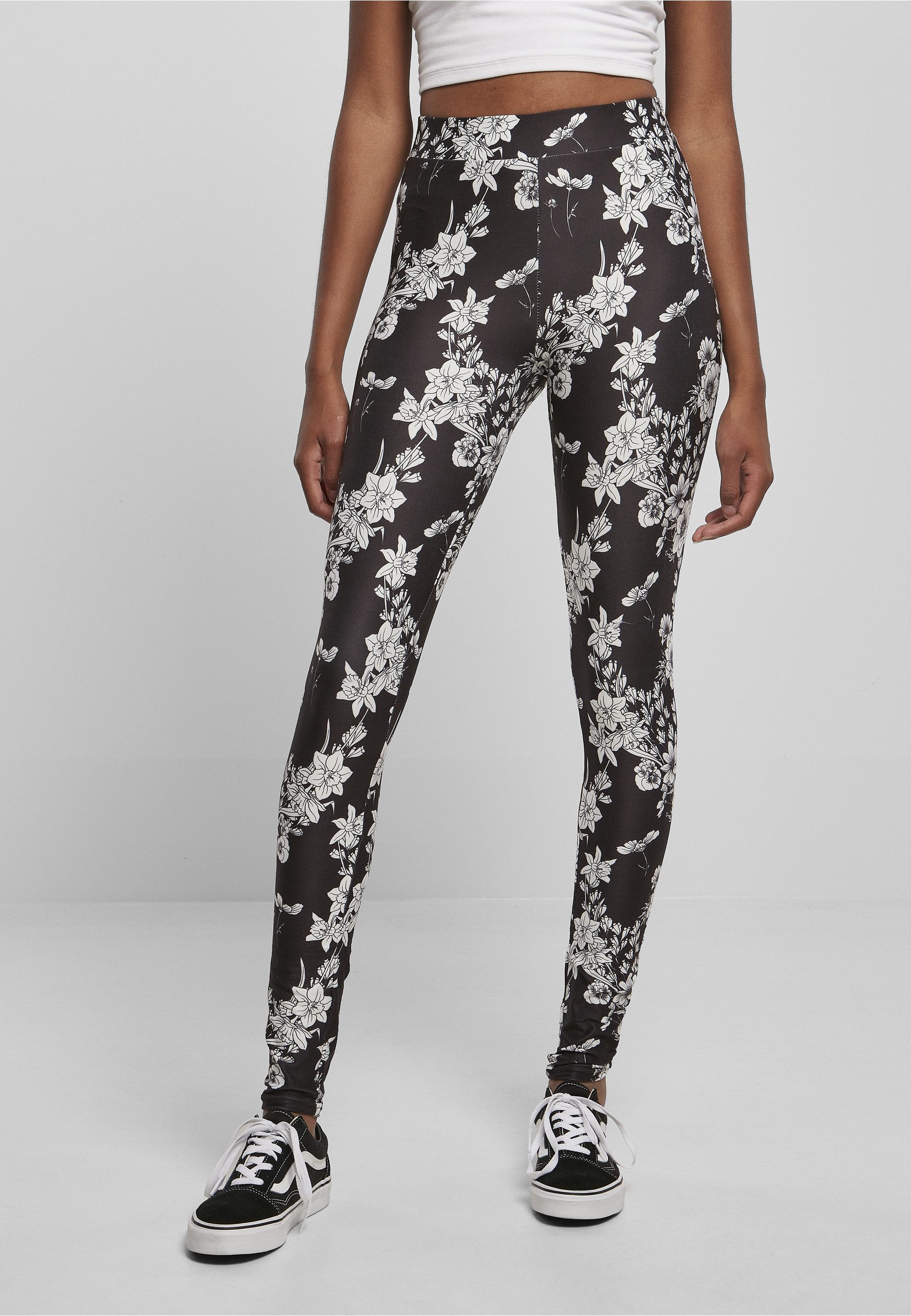 URBAN CLASSICS Leggings Urban Classics Damen Ladies Soft AOP Leggings (1-tlg)