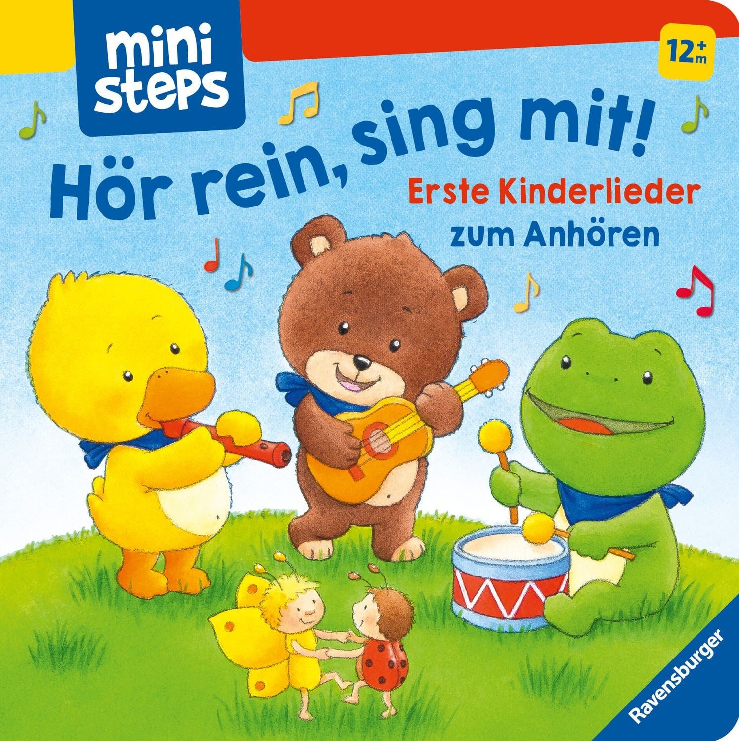 Kinderbuch Ministeps: Hör rein, sing mit! Erste Kinderlieder zum Anhören Ab 12 Mo Volksgut