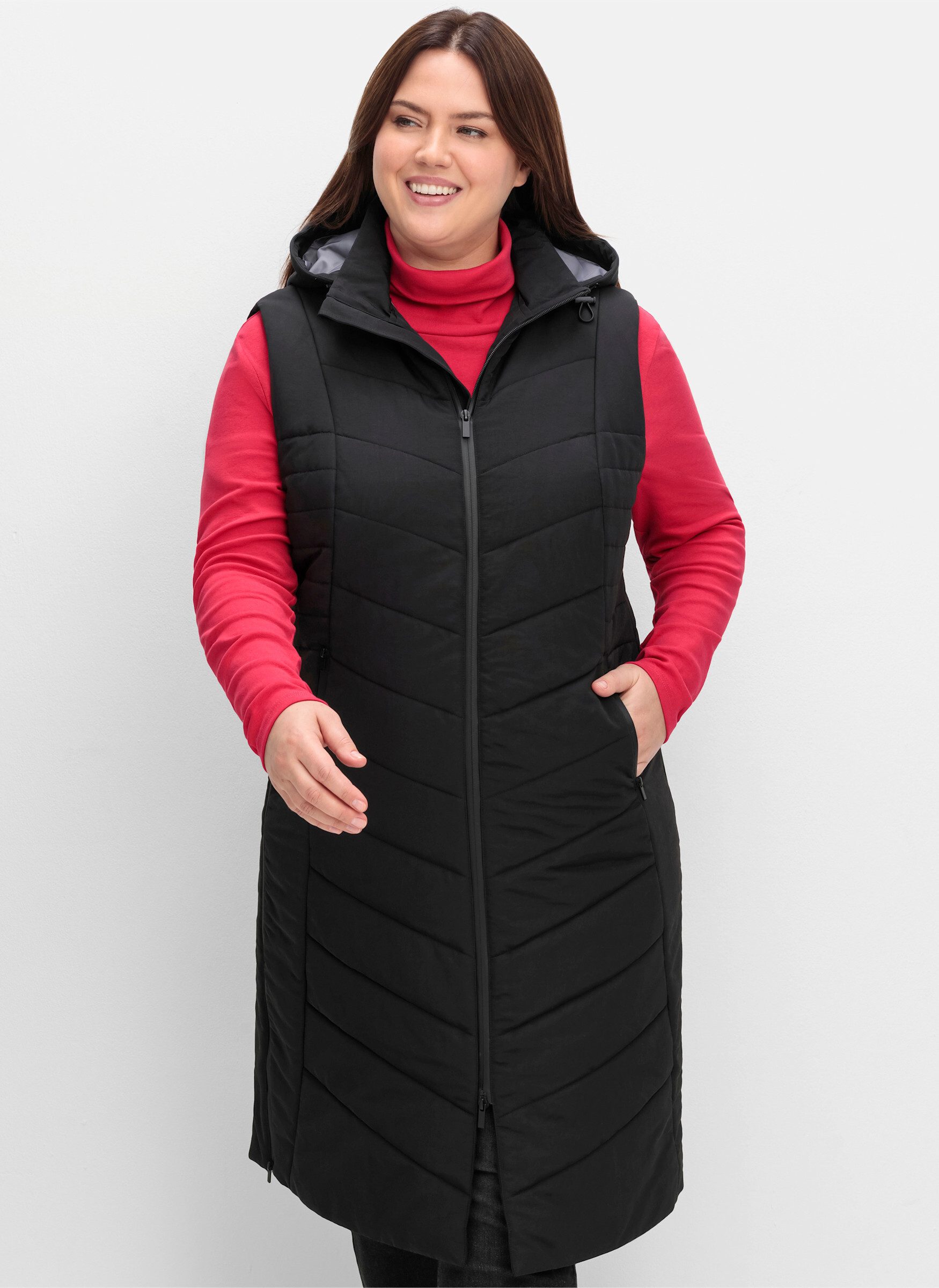 Sheego Jerseyweste Steppweste . günstig online kaufen