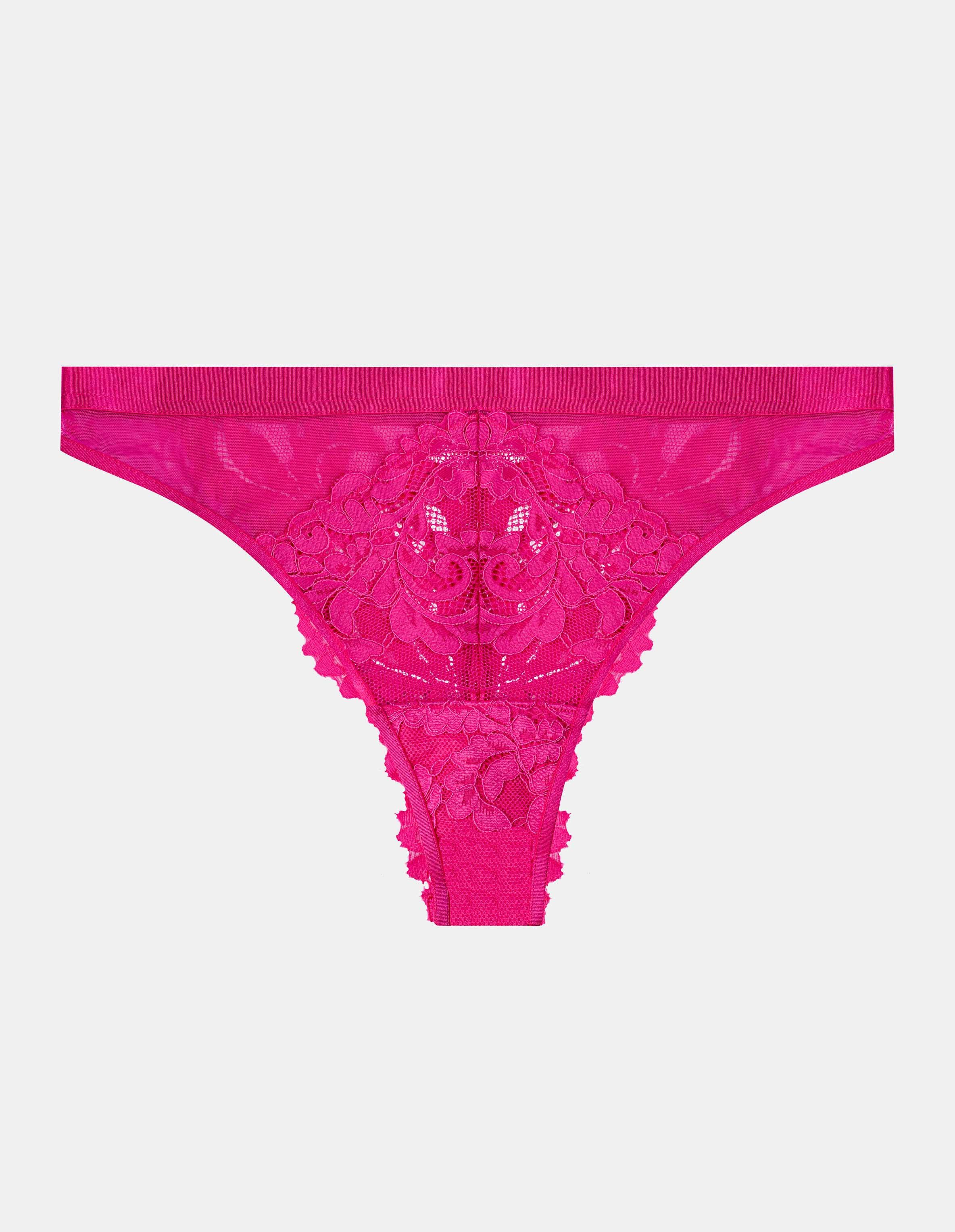 ESOTIQ Brasilslip Brasil Slip Lynn, feine Spitze, ornamentales Muster, transparent – Bild 5 von 5