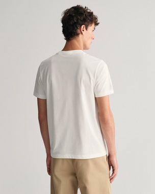 Gant T-Shirt GANT Arch Script Graphic T-Shirt mehrfarbiger Print