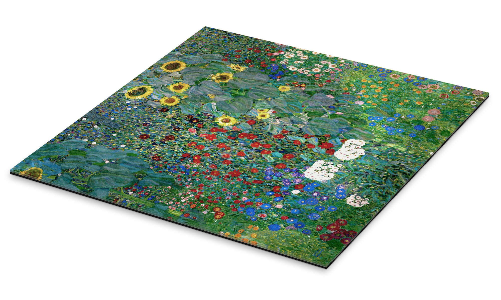 Posterlounge Wandbild Bauerngarten mit Sonnenblumen, Gustav günstig online kaufen