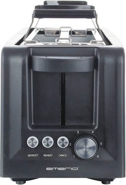 Emerio Toaster TO-124806, 2 lange Schlitze, für 4 Scheiben, 1400 W