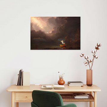 Posterlounge Poster Thomas Cole, Die Reise des Lebens, Alter, Badezimmer Maritim Malerei