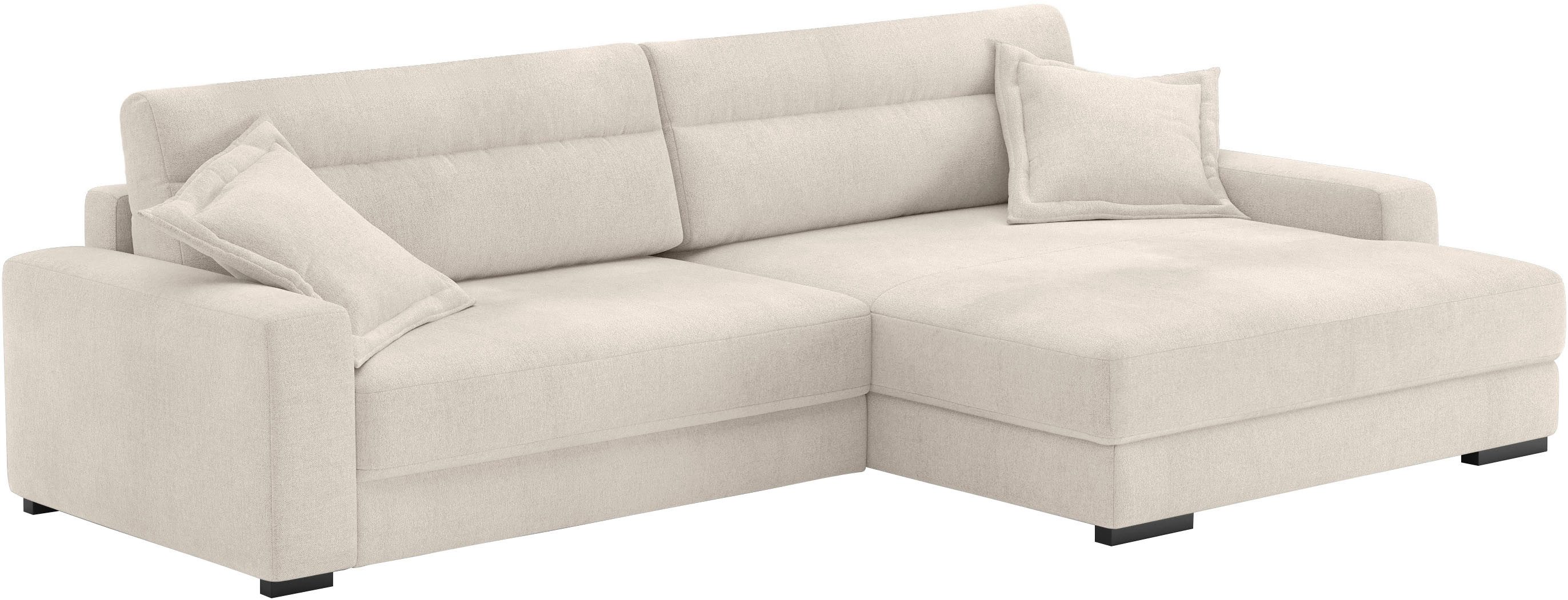 Mr. Couch Ecksofa Marcello L-Form, inklusive EasyBett und Bettkasten