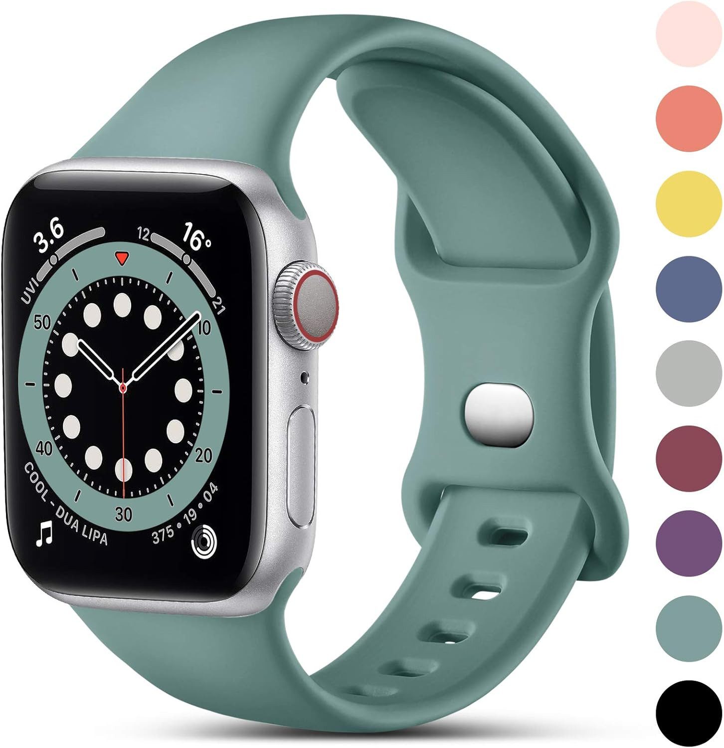 Widmann-Shop Smartwatch-Armband Apple Watch Silikon Armband günstig online kaufen