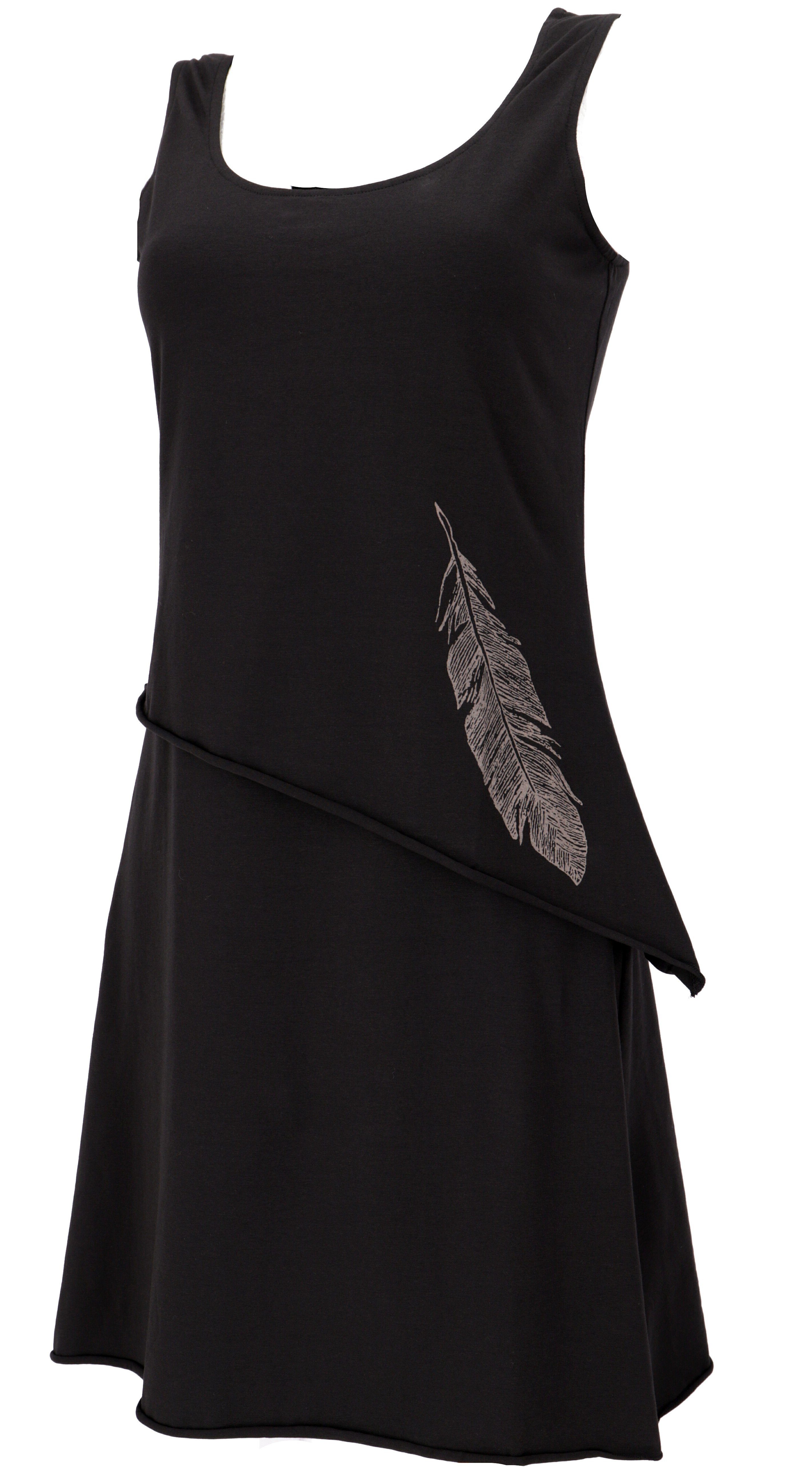 Guru-Shop Midikleid Minikleid aus Bio-Baumwolle im Lagenlook,.. alternative günstig online kaufen