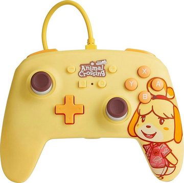 PowerA Nintendo Switch Controller Isabelle Kabelgeunden Gaming-Controller