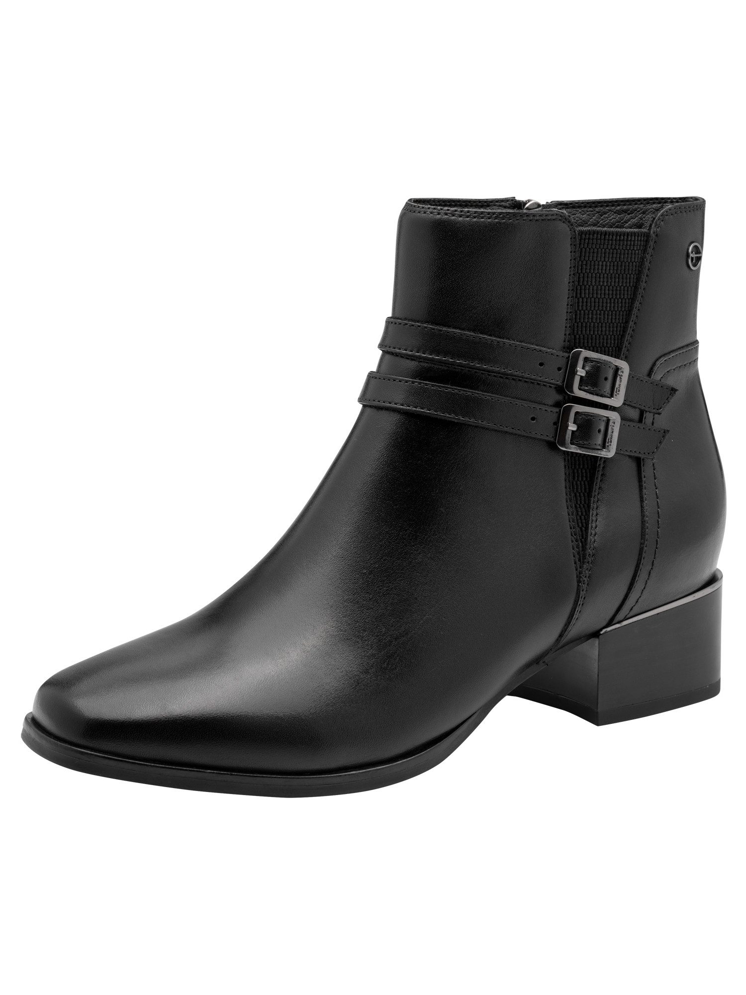 Tamaris WIDE FIT Removable Sock, comfortFit aus Leder Stiefelette Removable Sock