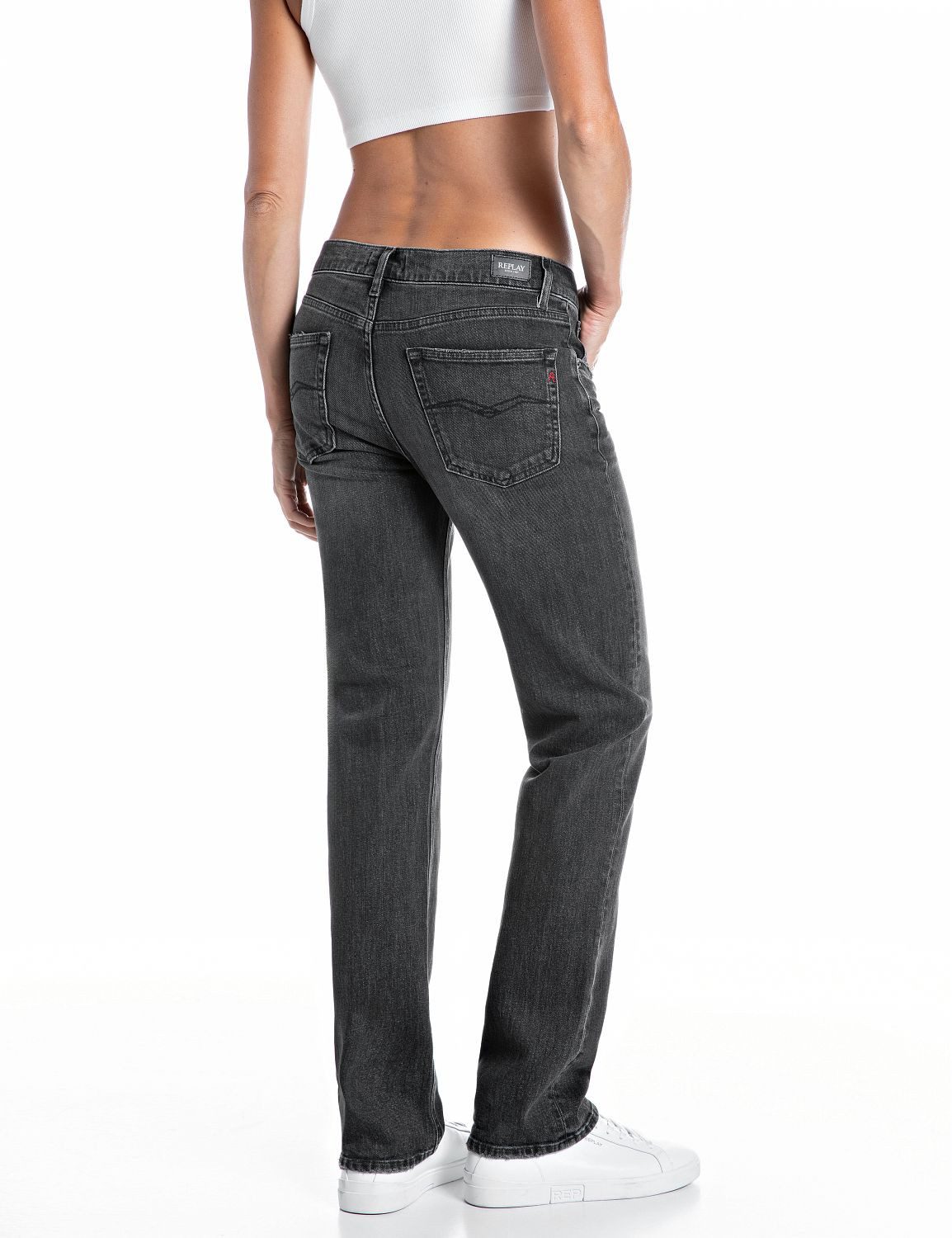 Replay Straight-Jeans AKEME mit niedriger Leibhöhe