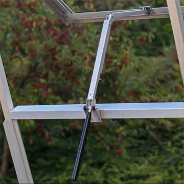 Clanmacy Gewächshaus Fensteröffner mit Thermometer Automatischer für Gewächshaus bis 7 kg