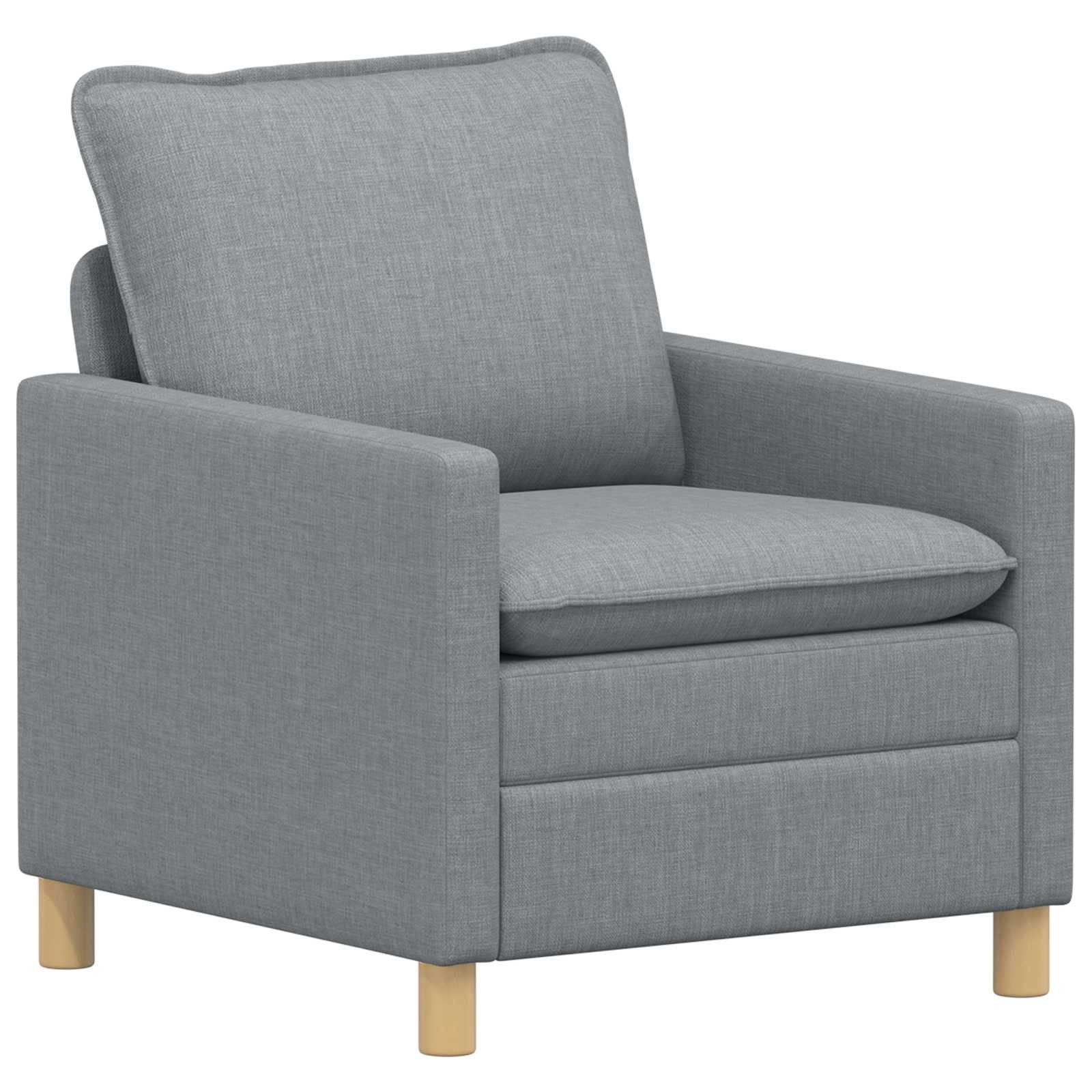 vidaXL Sofa Sofa Hellgrau 76 x 81 x 87,5 cm Stoff, 1 Teile