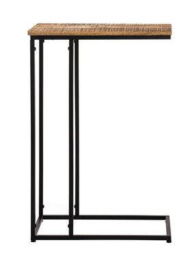 Casamia Beistelltisch Beistelltisch Holz 25x60x40cm nachhaltig Sofatisch Laptoptisch C-Tisch