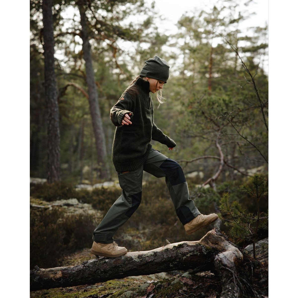Pinewood Outdoorhose Lappland Kids Trouser Hochfunktionale Outdoorhose für Kinder, ideal zum Wandern, mit