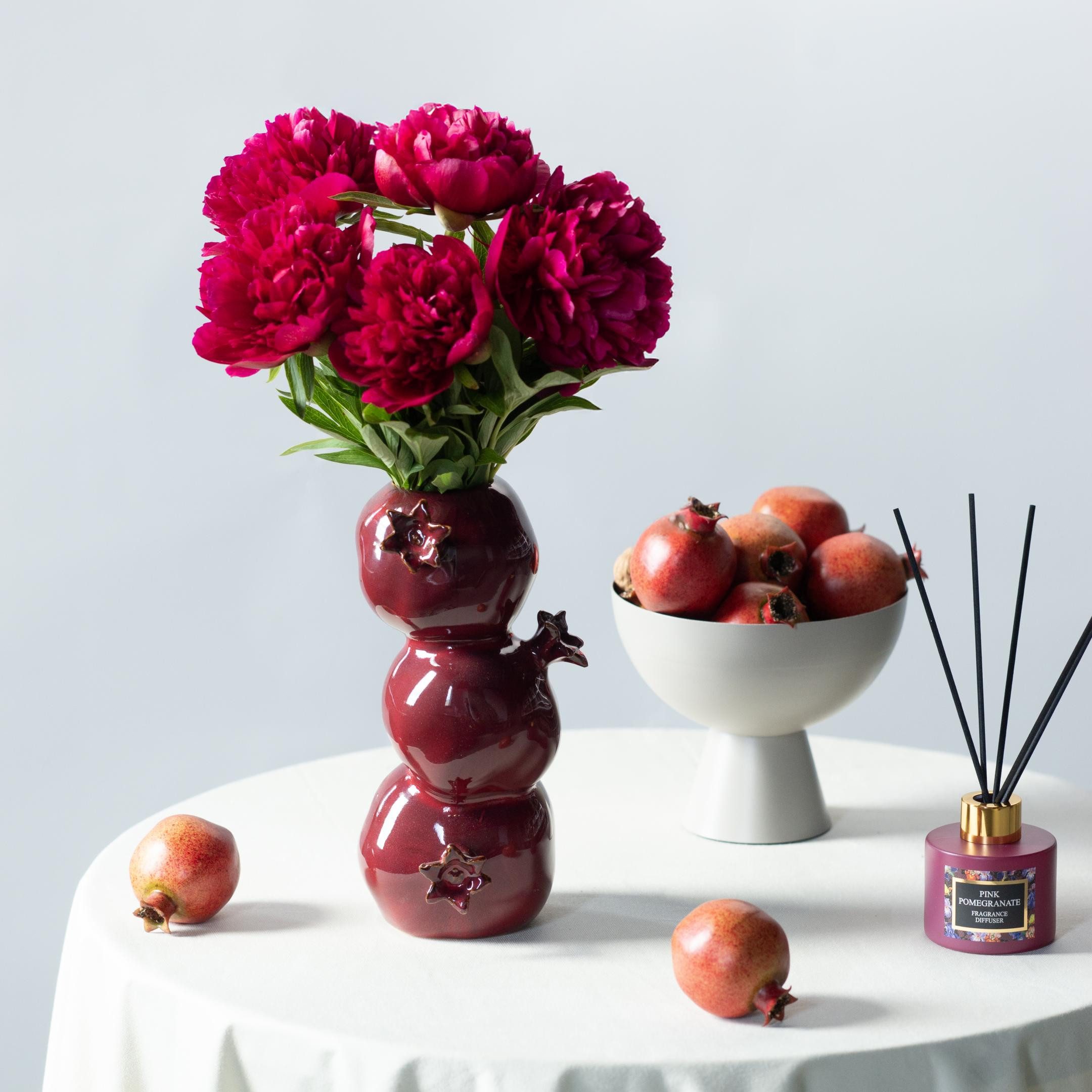 Viana Übertopf Keramik Vase Granatapfel Design günstig online kaufen