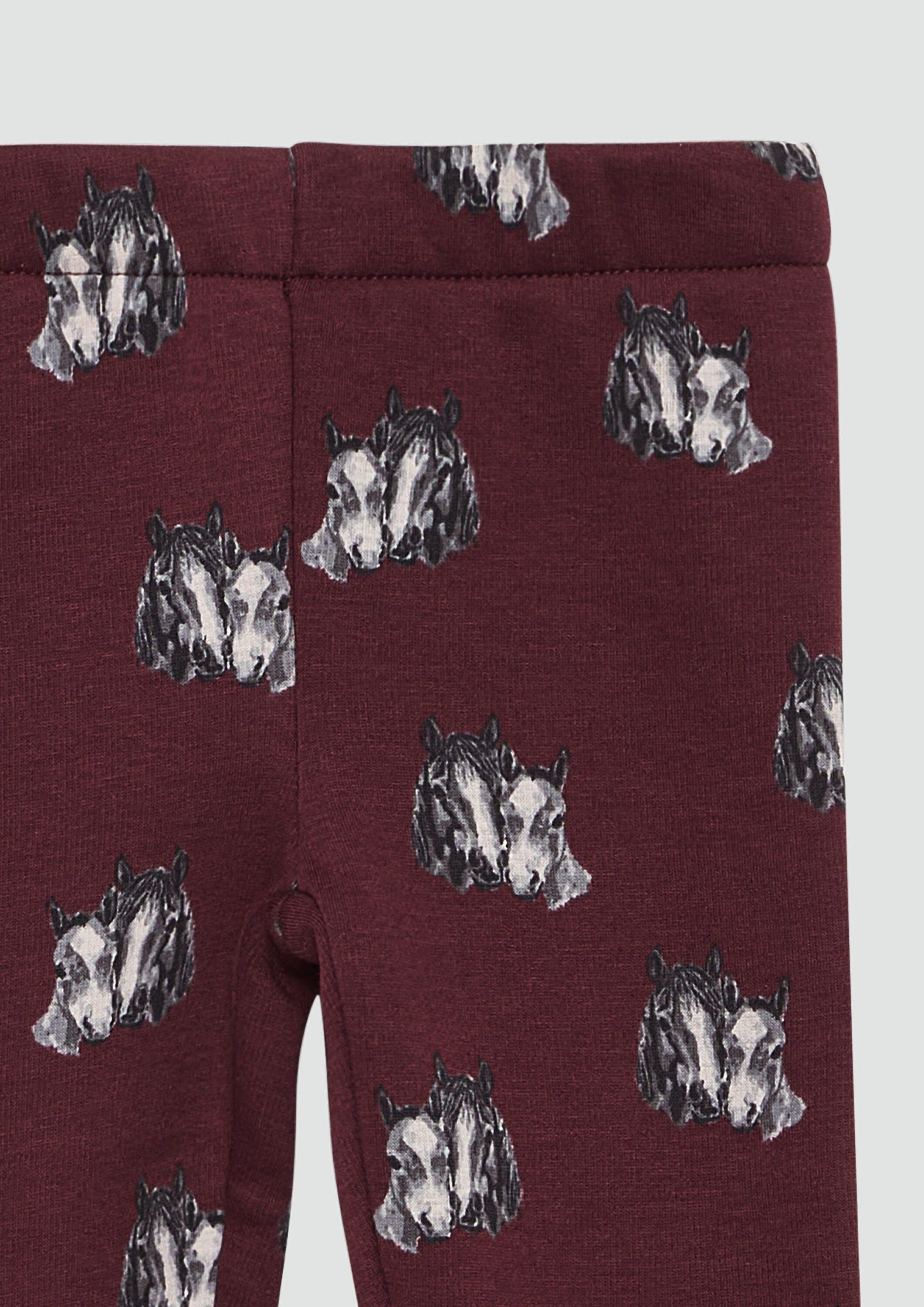 s.Oliver Leggings Leggings Kuschelige Thermofleece-Leggings mit All-over-Print – Bild 4 von 4