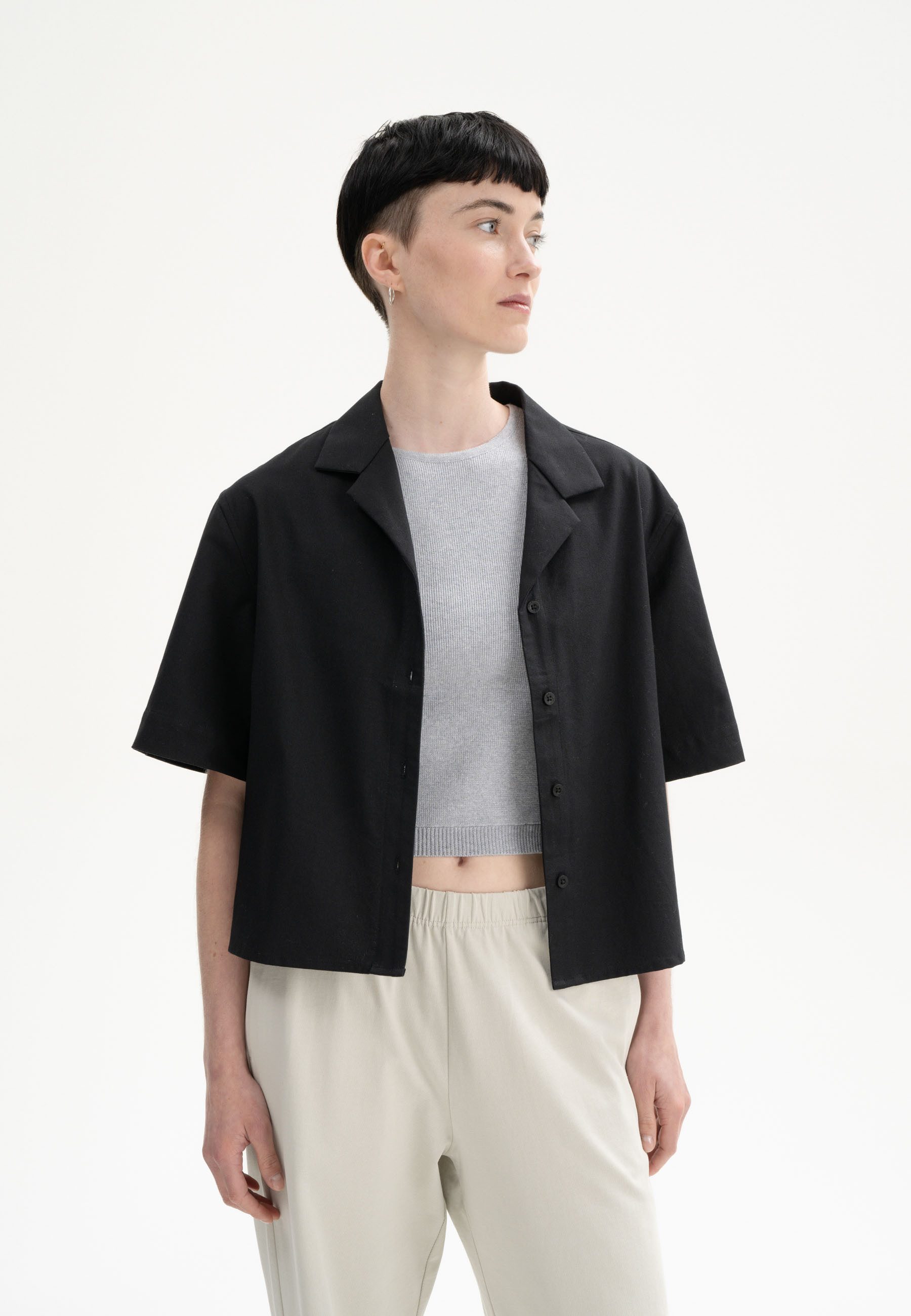 MELA Kurzarmhemd Hemd kurzärmlig Style TAVLEEN Kurze Ärmel