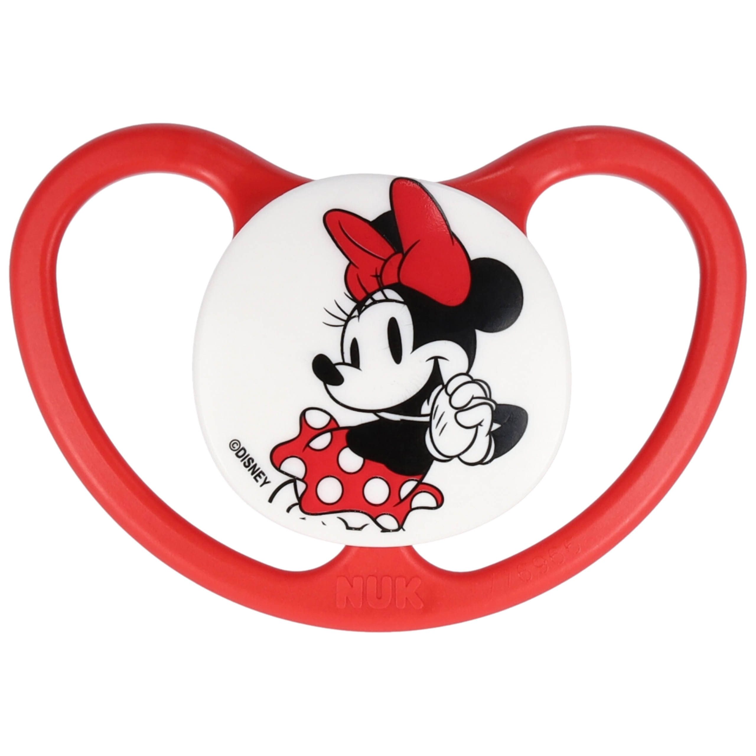 NUK Schnuller NUK Minnie Mouse Schnuller Silikon 18–36 Monate mit Etui