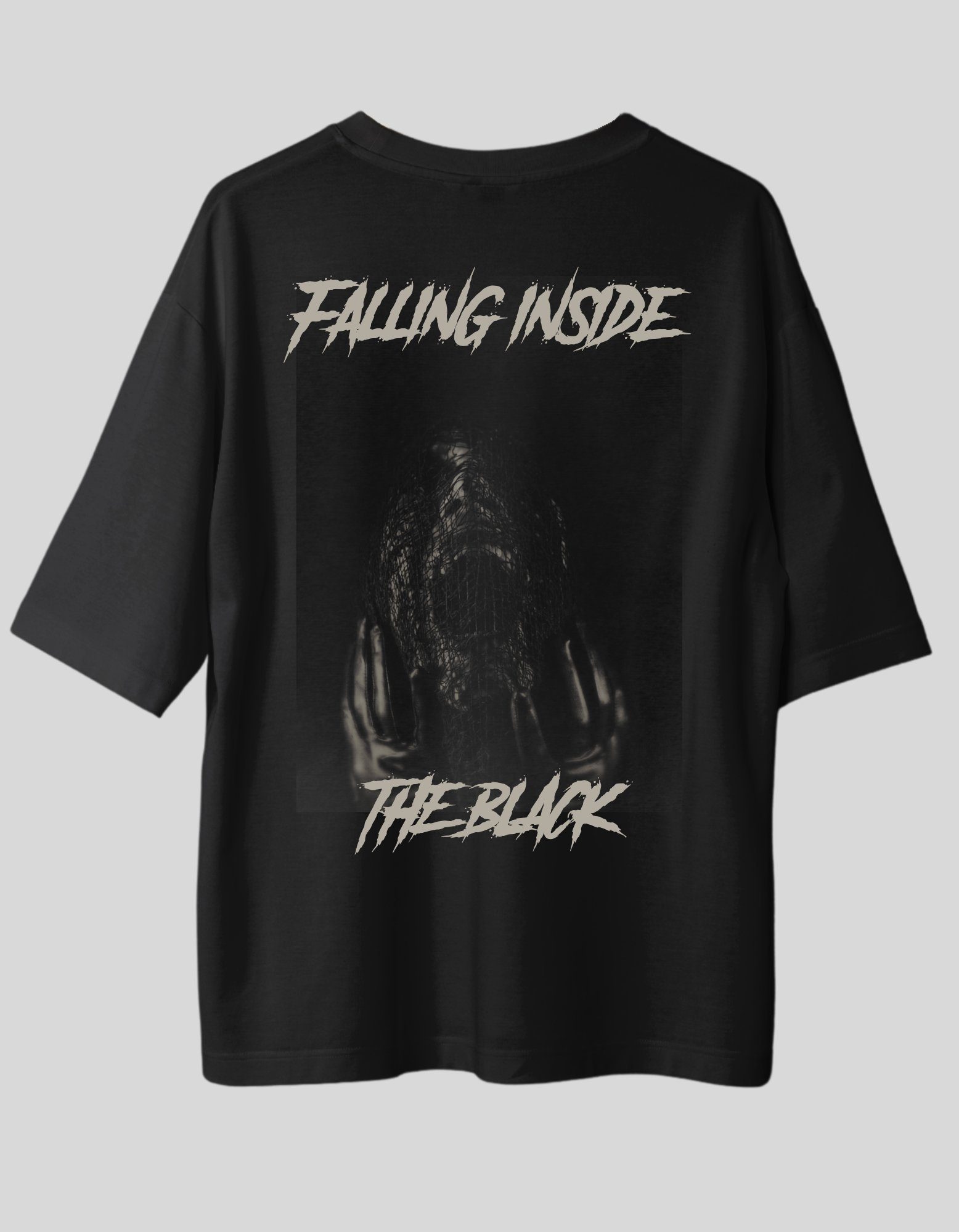 BFTD-Clothing T-Shirt Falling Inside 100% Stick Oversize Baumwolle, + Shirt BFTD Bedruckt
