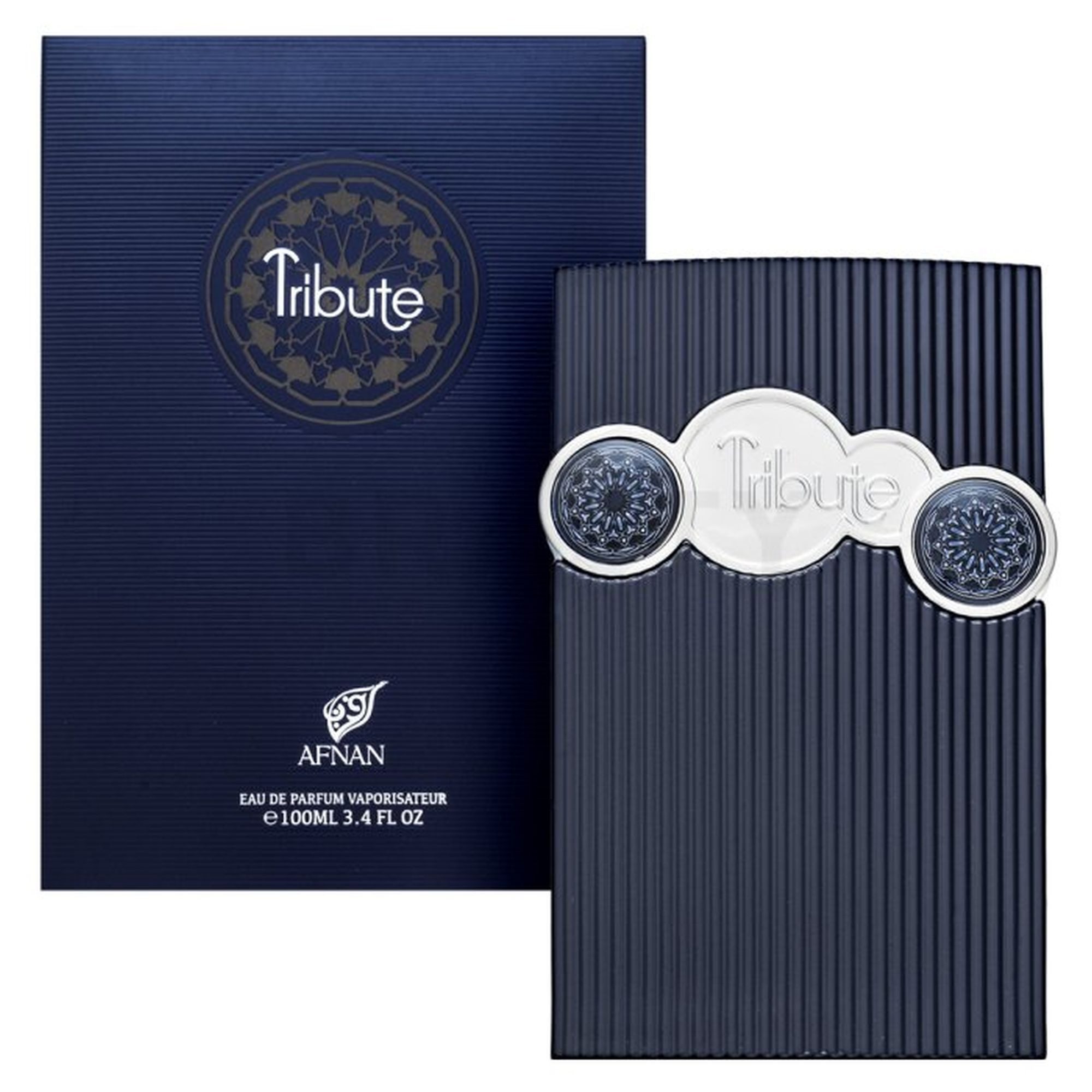 Afnan Eau de Parfum Tribute Blue Männer EDP Spray, AFNAN, Herrenparfüm, Glasflakon, Herrenduft