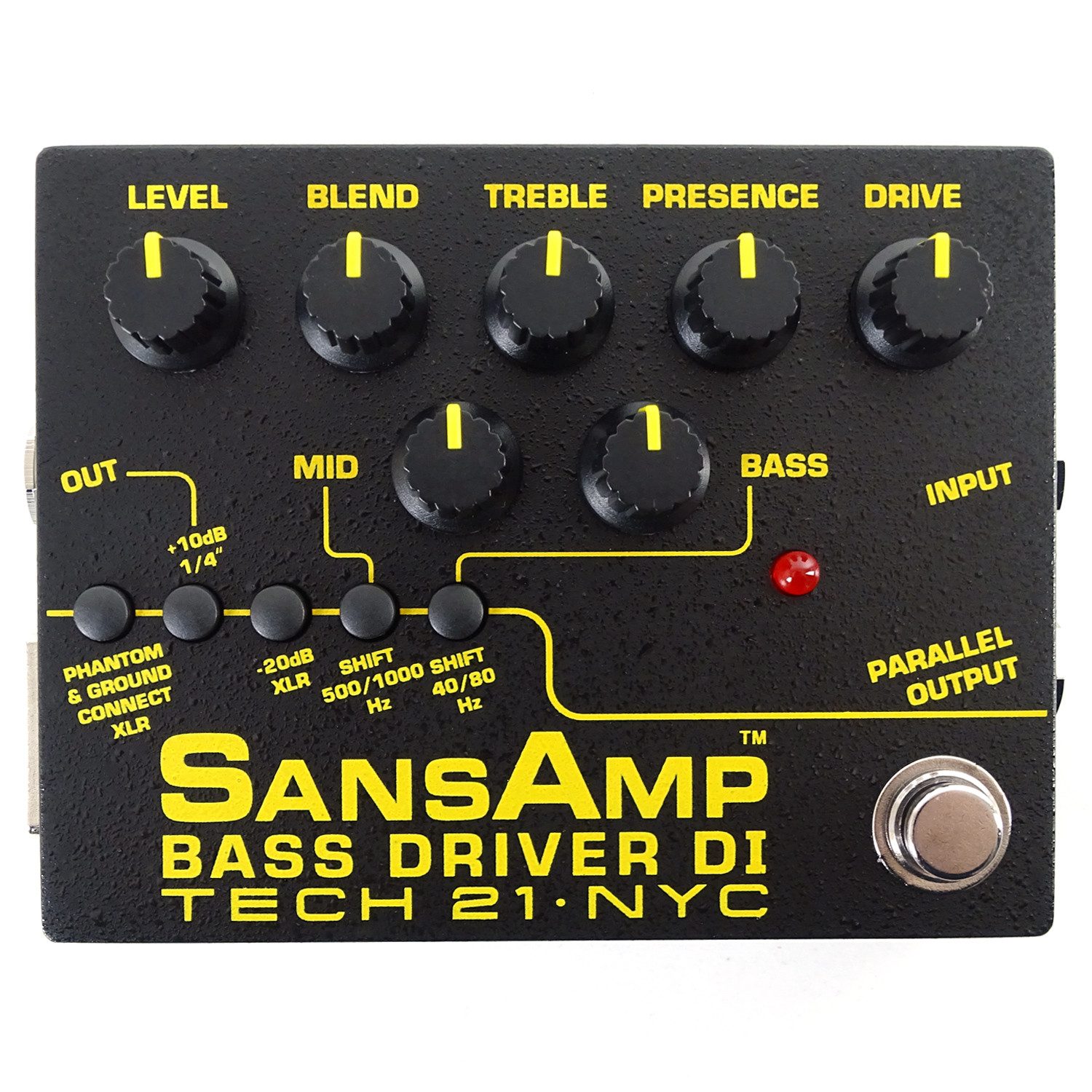 Tech21 E-Bass Tech21 SansAmp Bass Driver DI V2 Preamp Pedal, Bass Driver DI V2, Preamp, Pedal