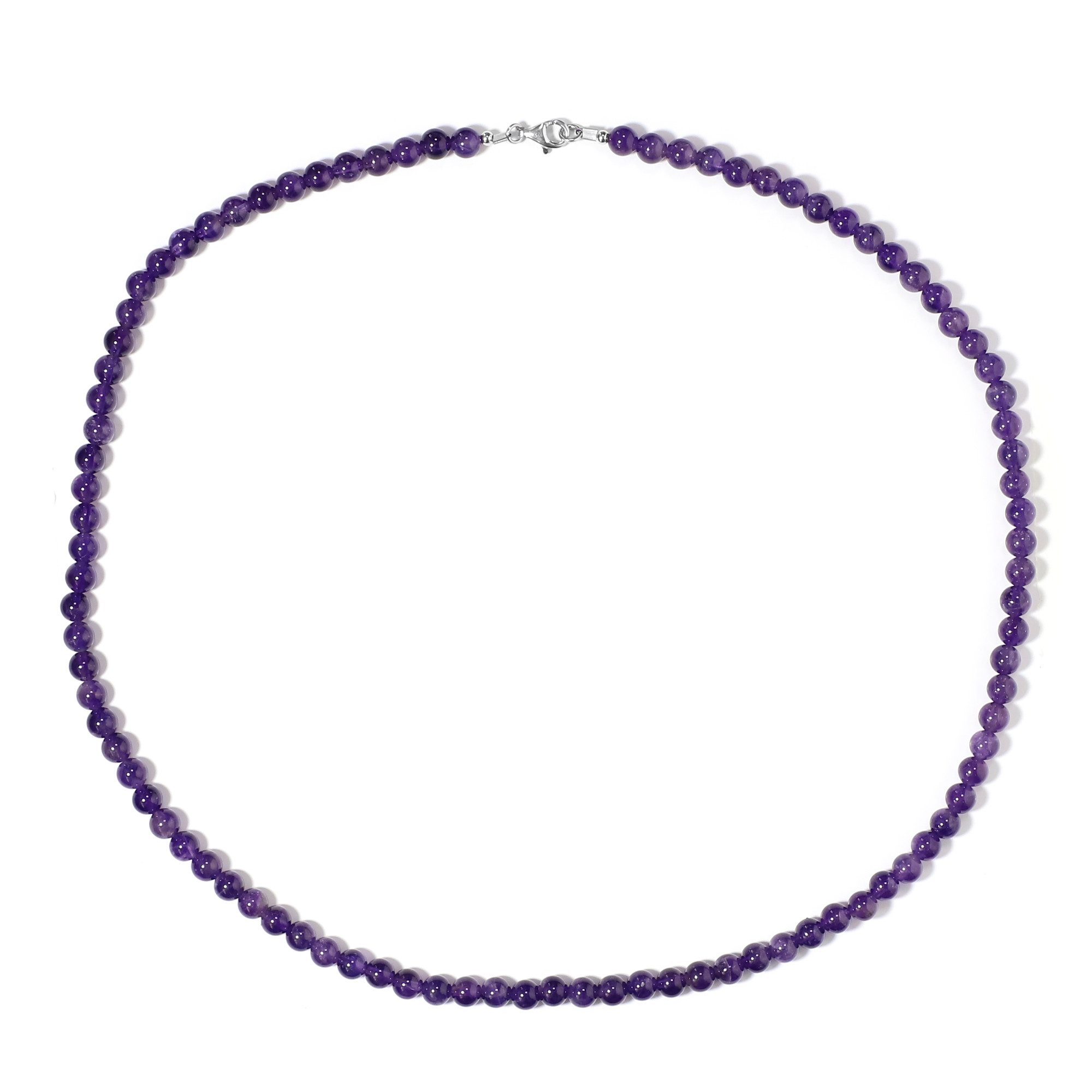 Silberkette Cavill Amethyst 151,70 ct Sterlingsilber Halskette violett elegant