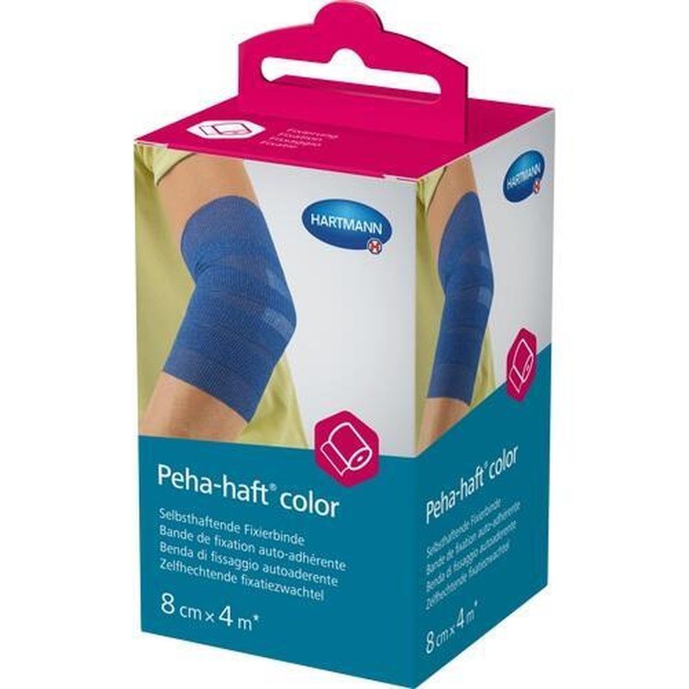 Peha-haft Bandage PEHA-HAFT Color Fixierb.latexfrei 8 cmx4 m blau 1St