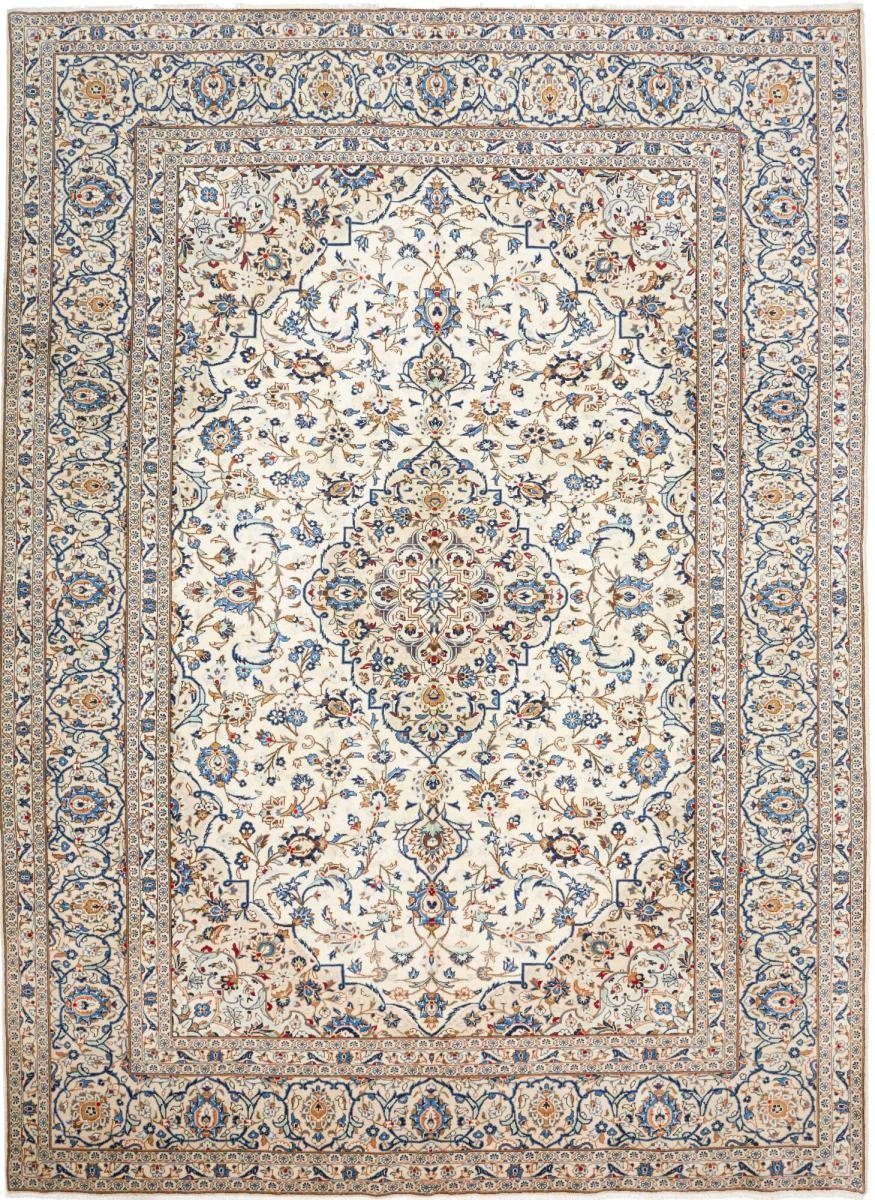 Orientteppich Keshan 251x339 Handgeknüpfter Orientteppich / Perserteppich, Nain Trading, rechteckig, Höhe: 12 mm