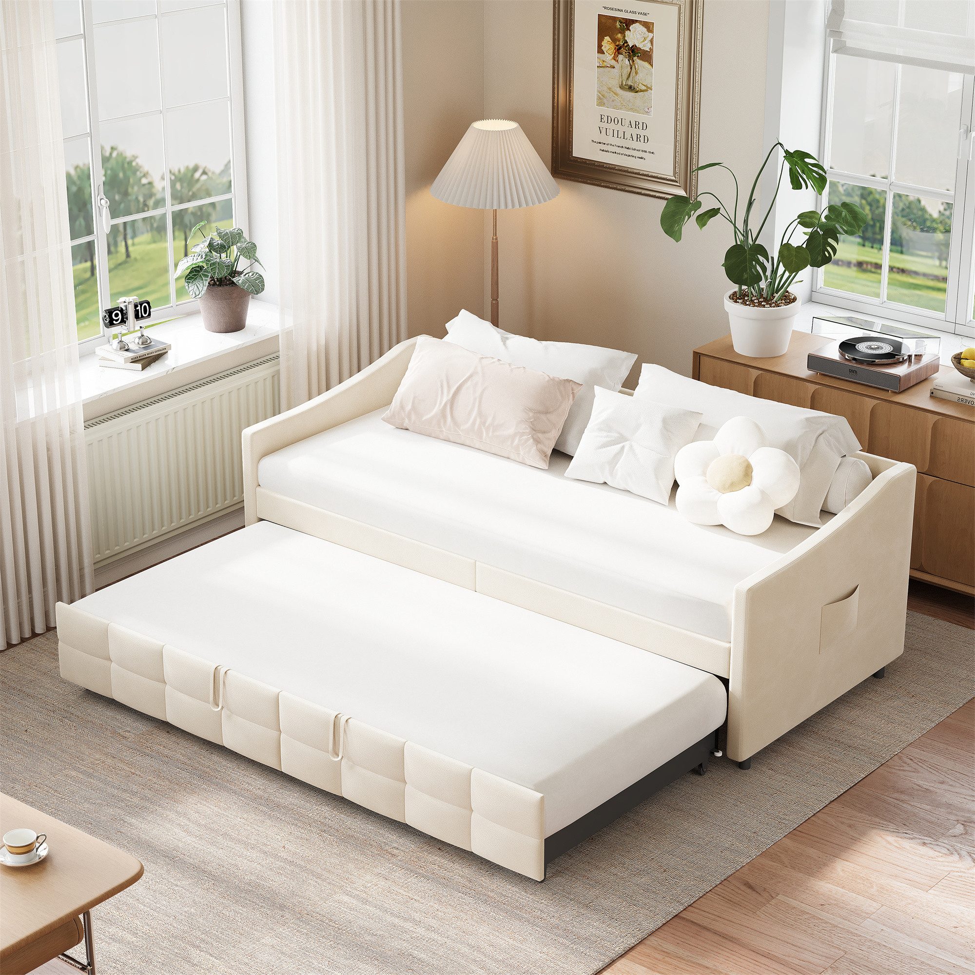 Furnishings Home Polsterbett Daybett Tagesbett Ausziehbett günstig online kaufen