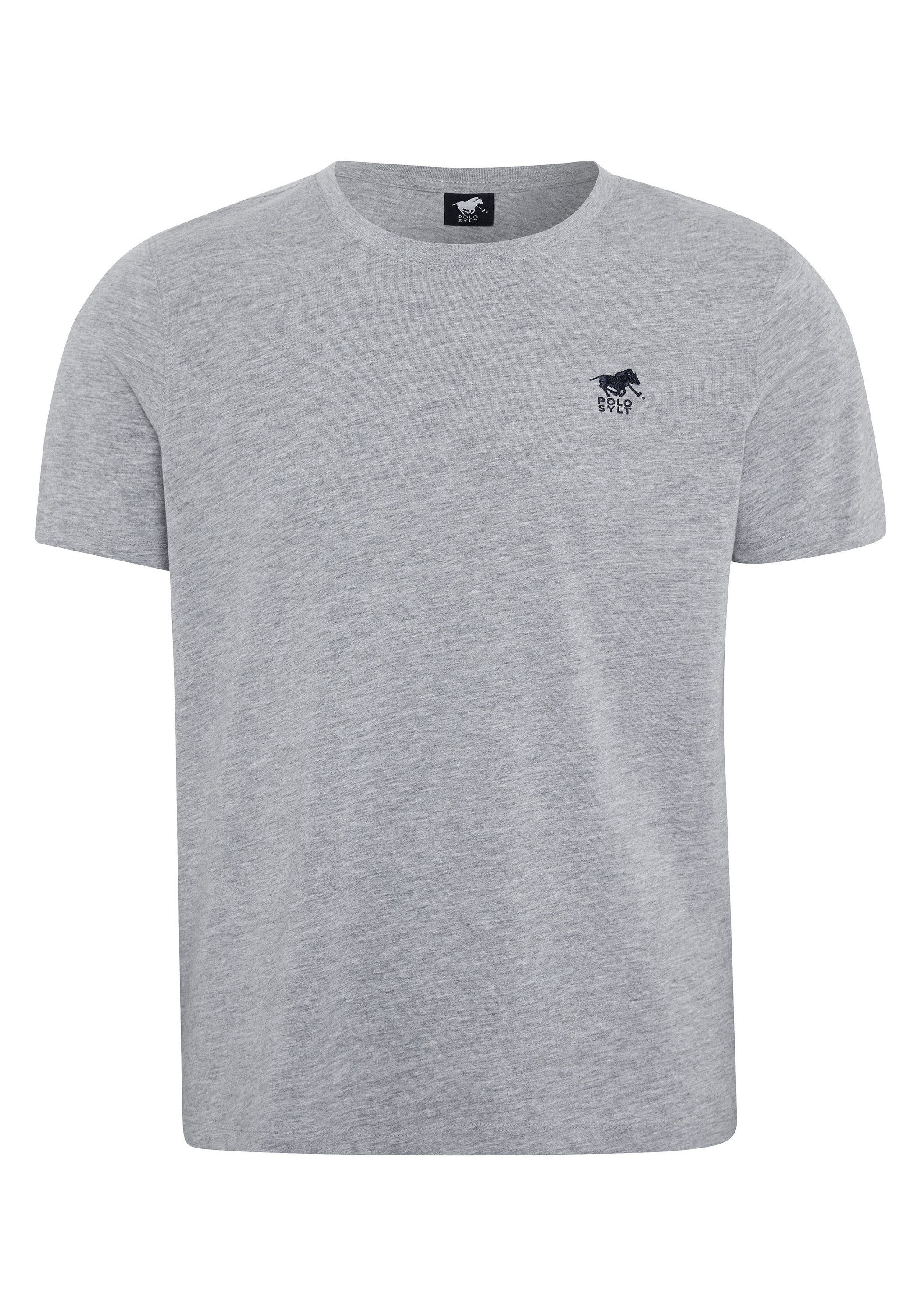 Polo Sylt T-Shirt mit gesticktem Logo-Symbol günstig online kaufen