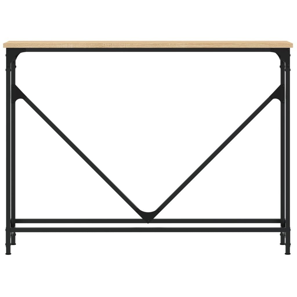 Beistelltisch Sonoma-Eiche (1-St) Konsolentisch Holzwerkstoff vidaXL 102x22,5x75 cm