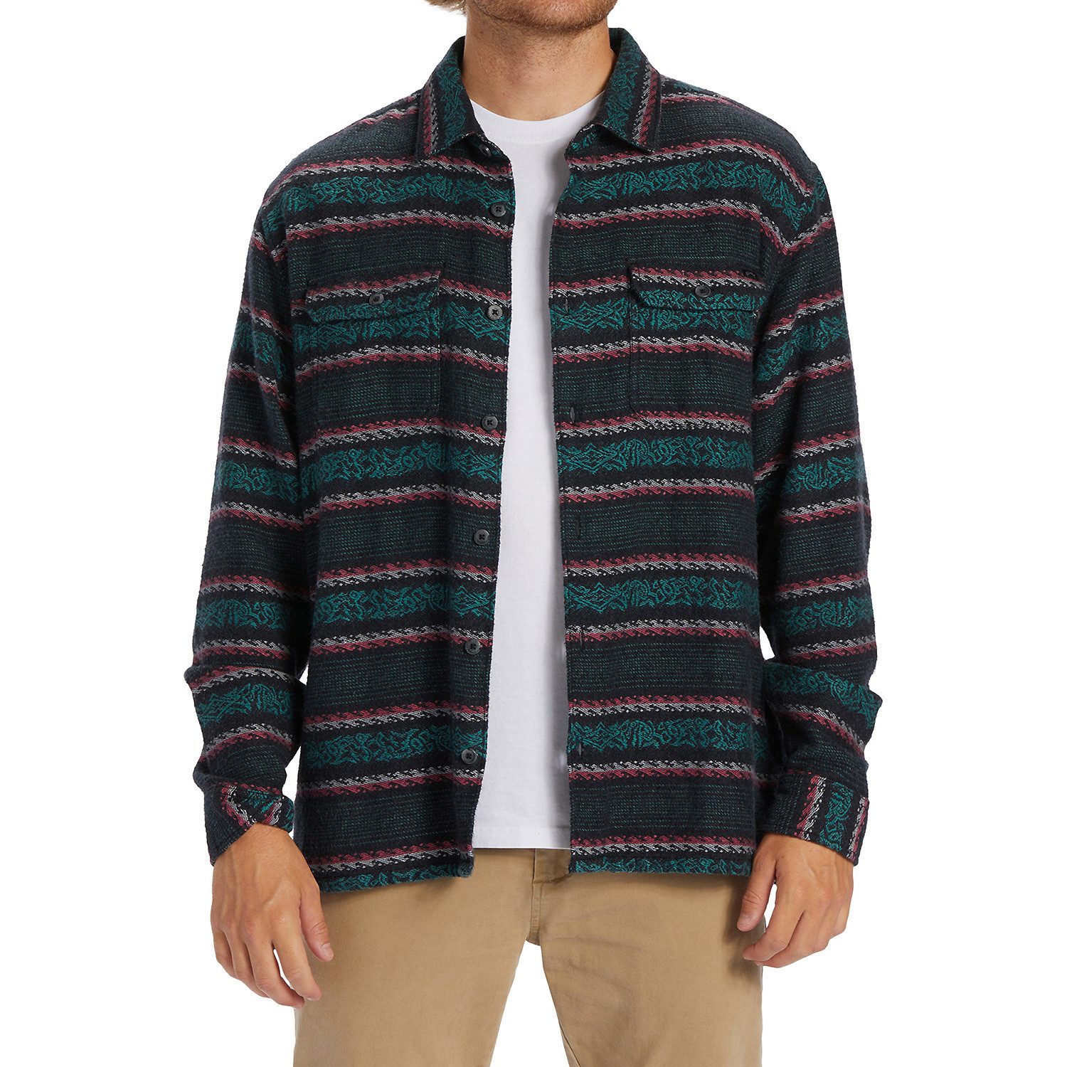 Billabong Outdoorhemd Hemd M OFFSHORE JACQUARD FLANNEL