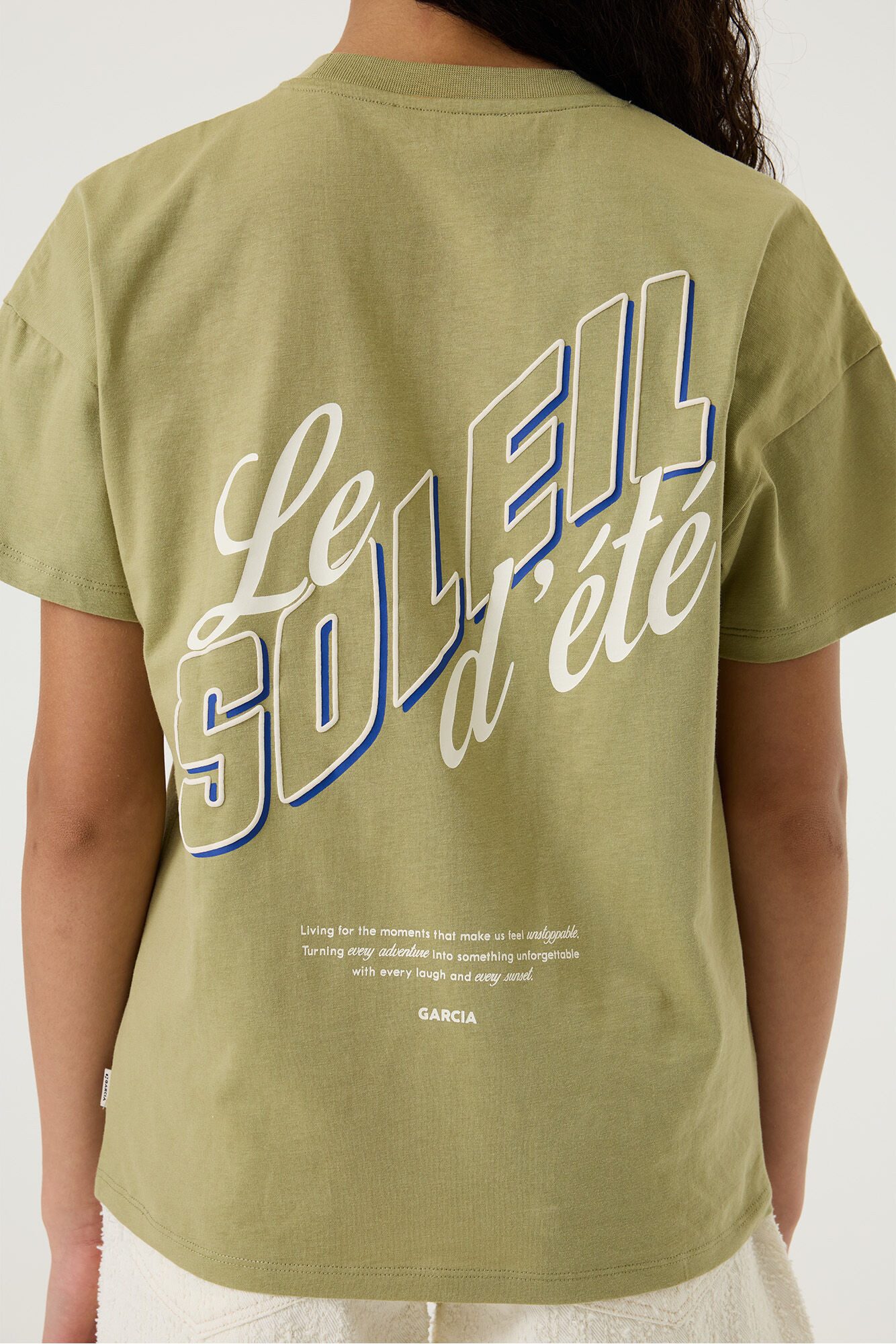 Garcia T-Shirt kurzarm mit Rückenprint