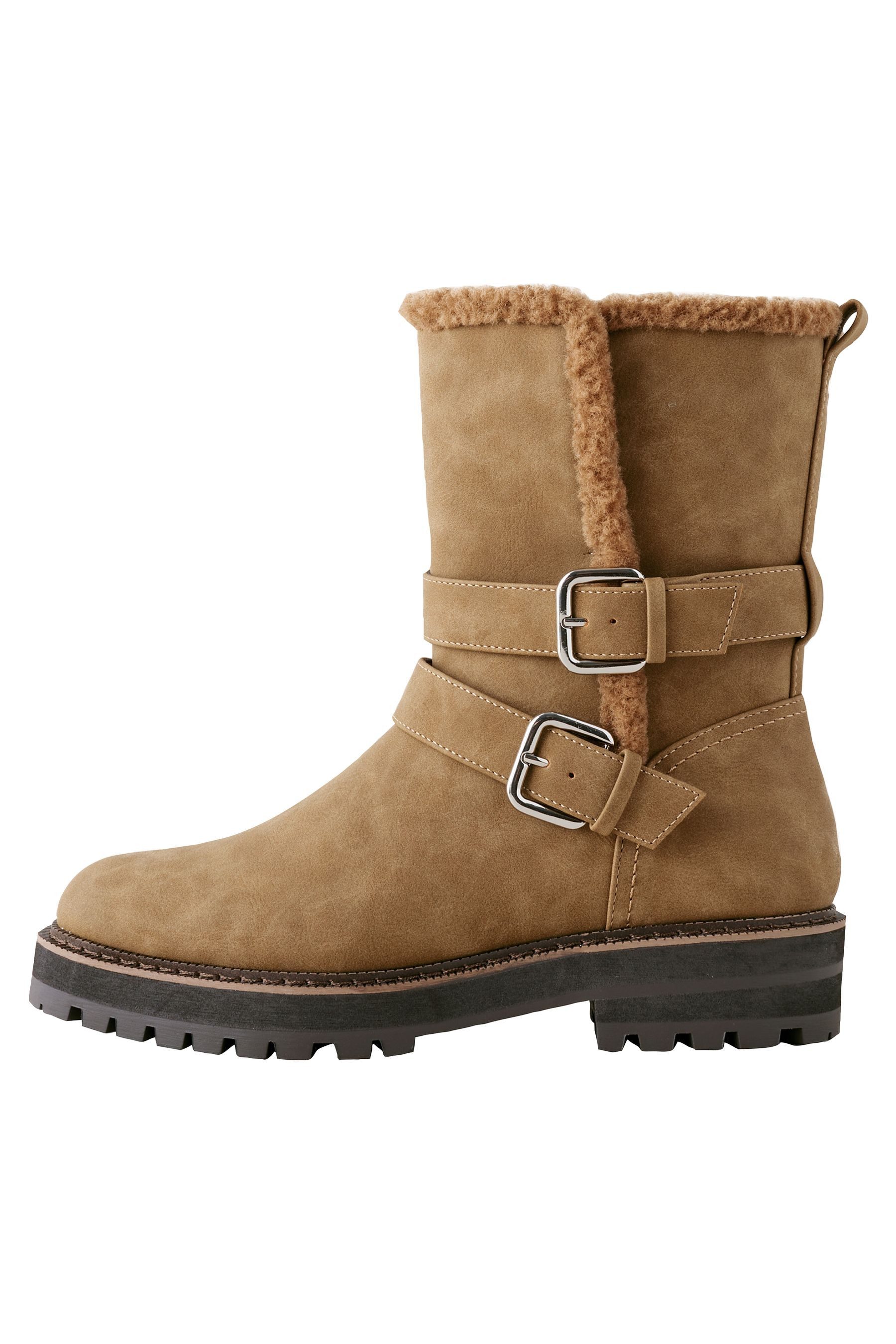 Next Forever Comfort® Stiefeletten mit Kunstfellfutter Stiefelette (1-tlg)