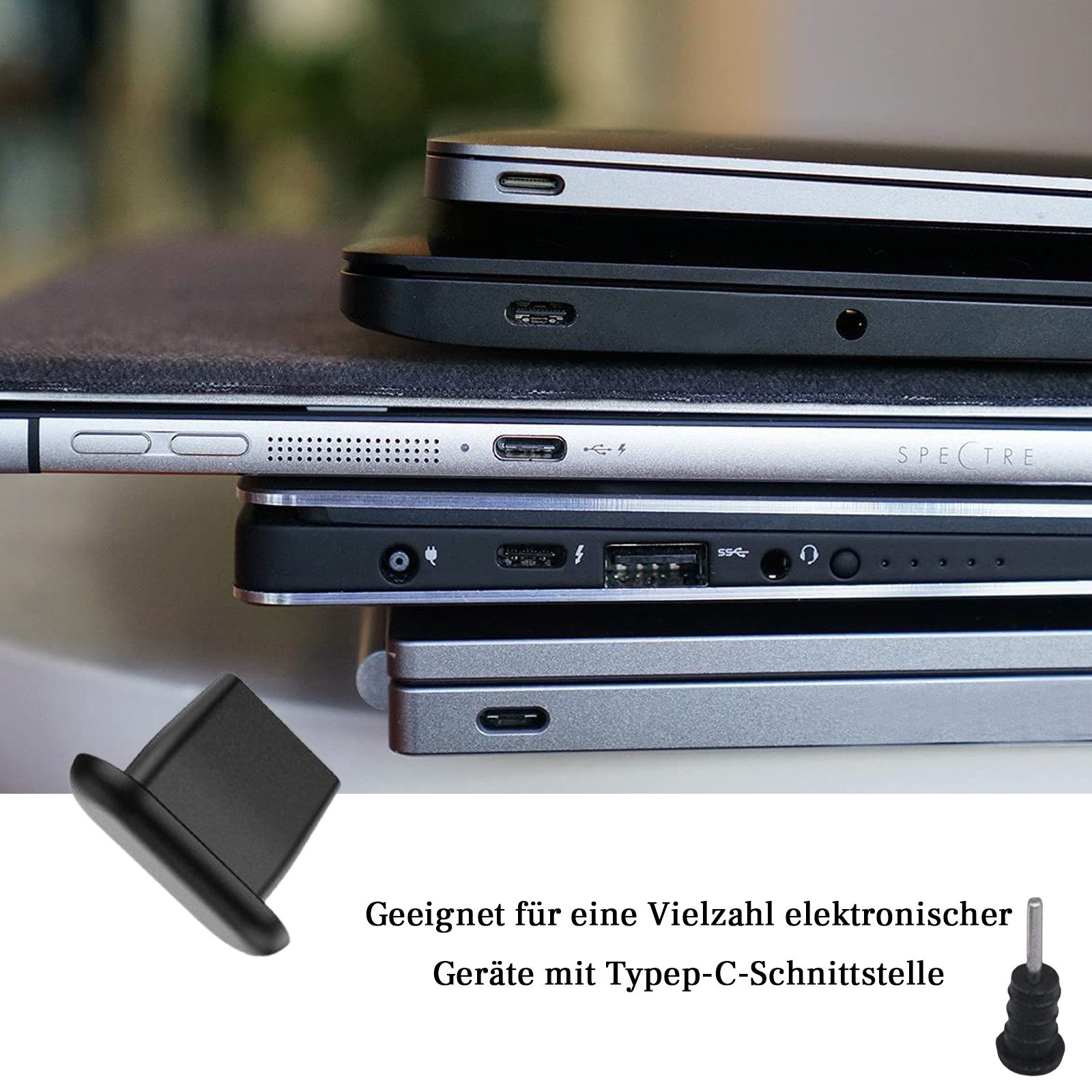 FELIXLEO Handyhülle USB Staubschutz Staubschutzstecker Typ mit iPhone 15 Modellen – Bild 3 von 5