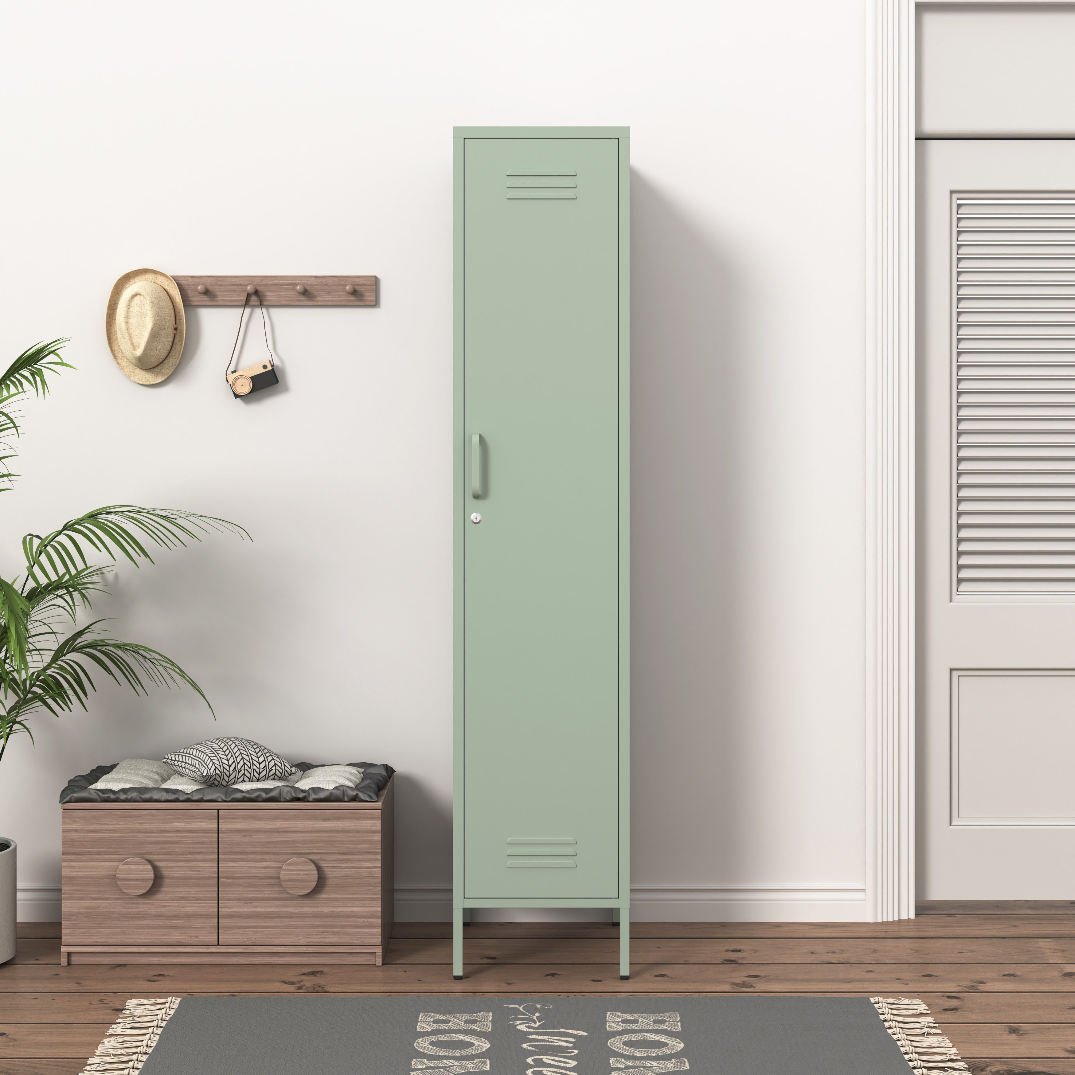 OTTO home Drehtürenschrank Siena Kleiderschrank Schrank Metallschrank Mehrzweckschrank Spind (in 4 Farben aus Metall Stahlschrank) in der Höhe verstellbar, abschließbar Bestseller Otto´s Choice