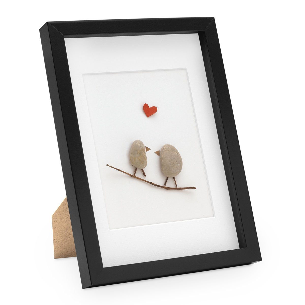 PHOTOLINI Bilderrahmen 3D-Rahmen mit Passepartout / günstig online kaufen
