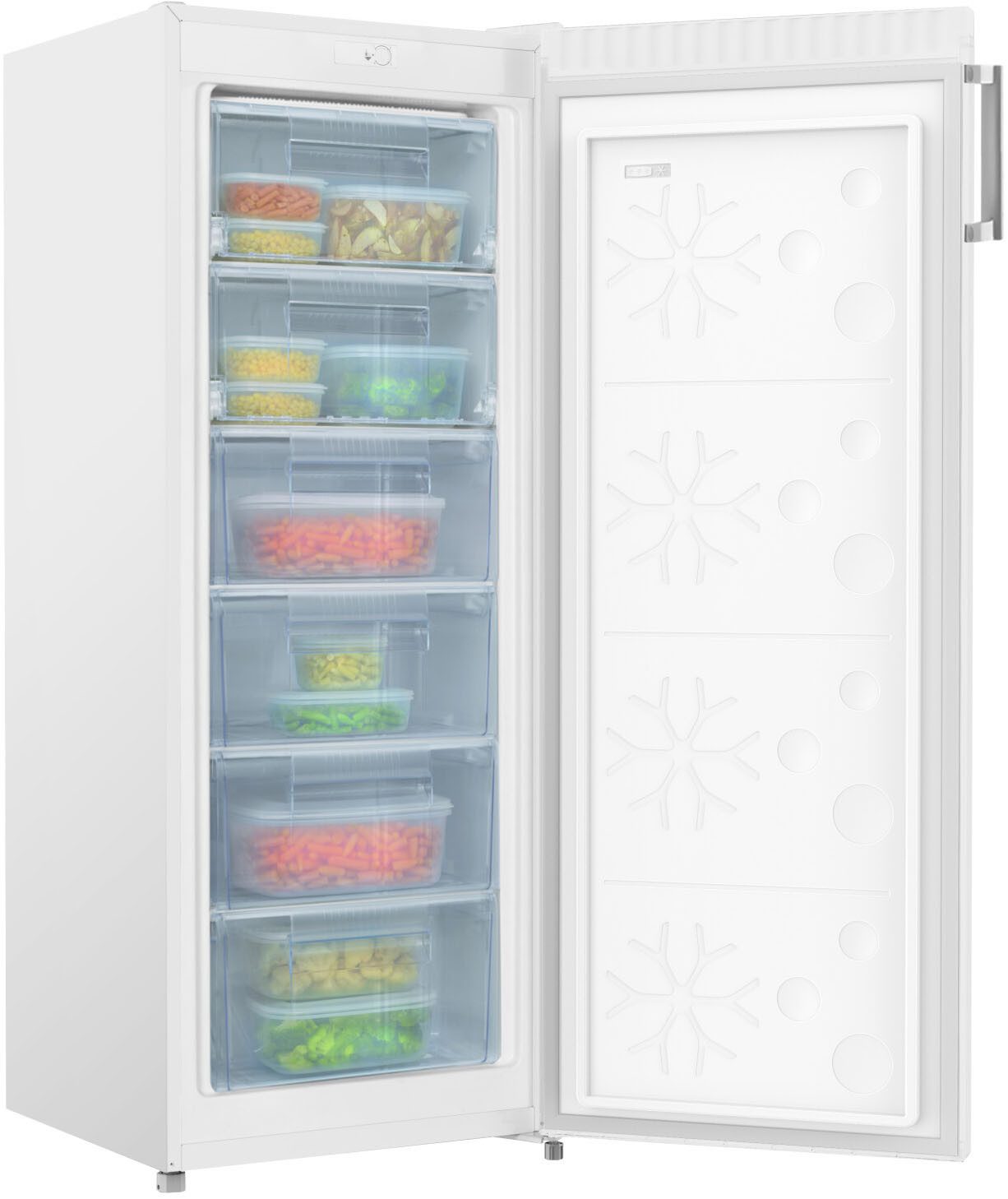 Amica Gefrierschrank GS 324 170 W / FZ 210.3 AAE 1194677, 144 cm hoch, 54 cm breit