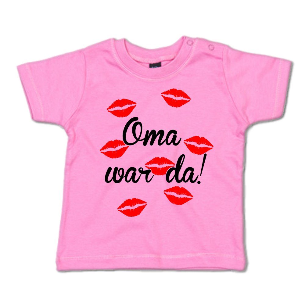 Ggraphics TShirt Oma war da! Baby TShirt, mit Spruch / Sprüche / Print / Aufdruck