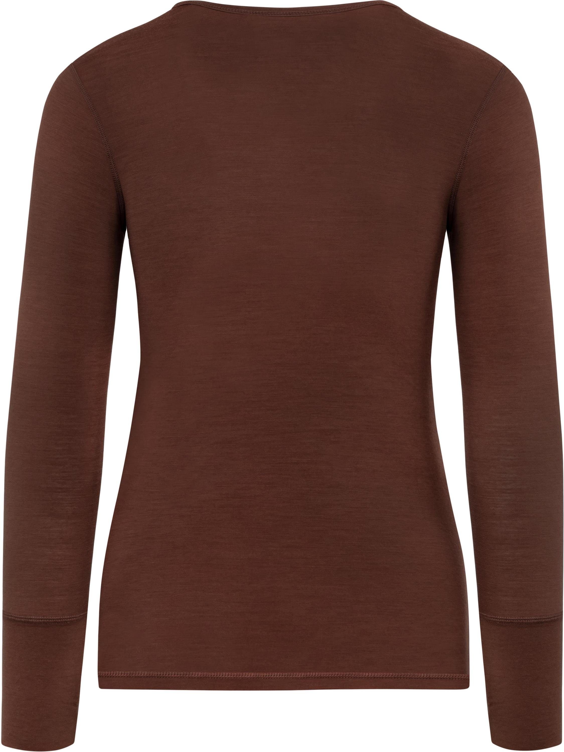 normani Umstandspullover Merino Umstands-Langarm-Shirt Cambria