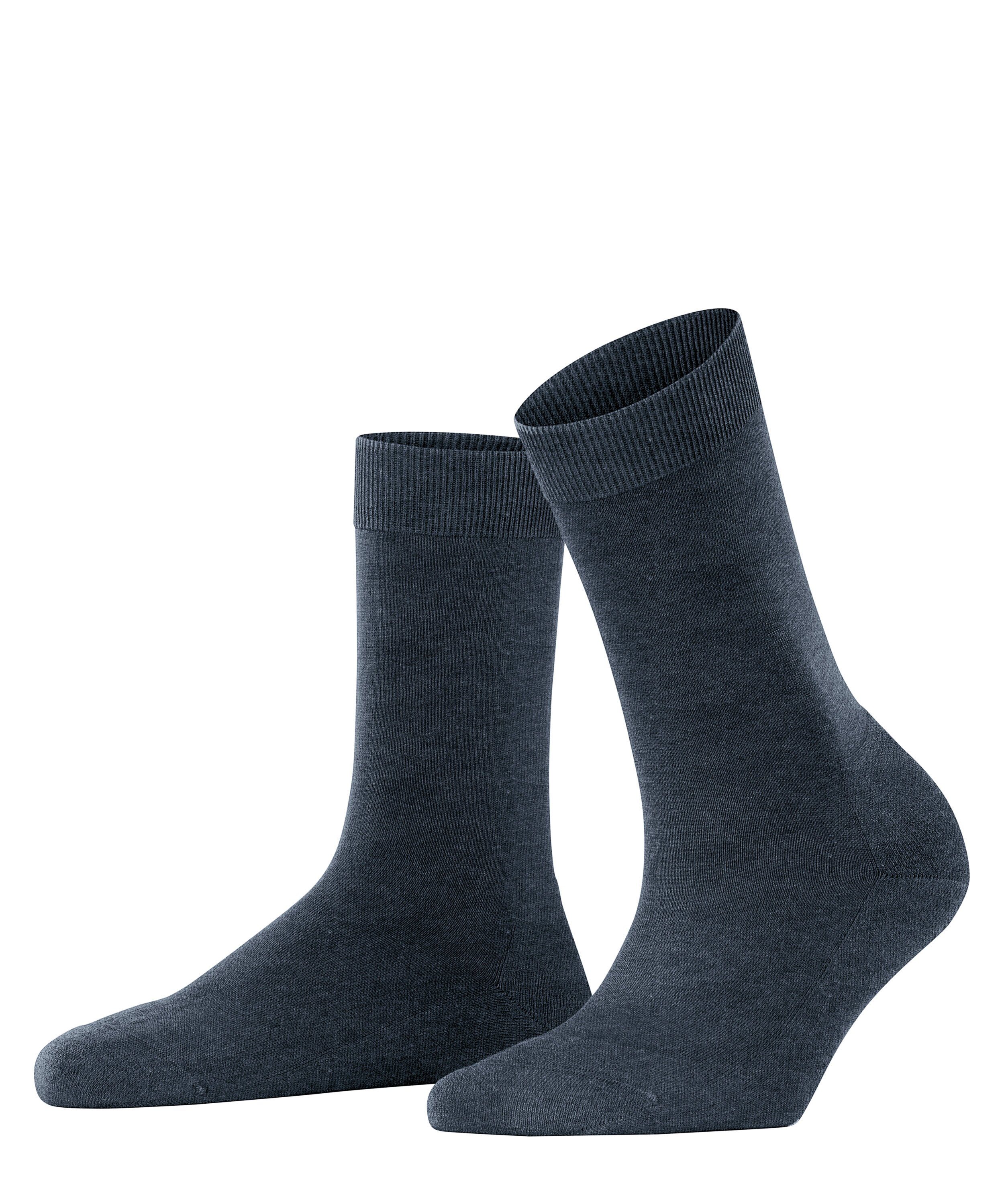 navy FALKE mel. (1-Paar) (6127) ClimaWool Socken