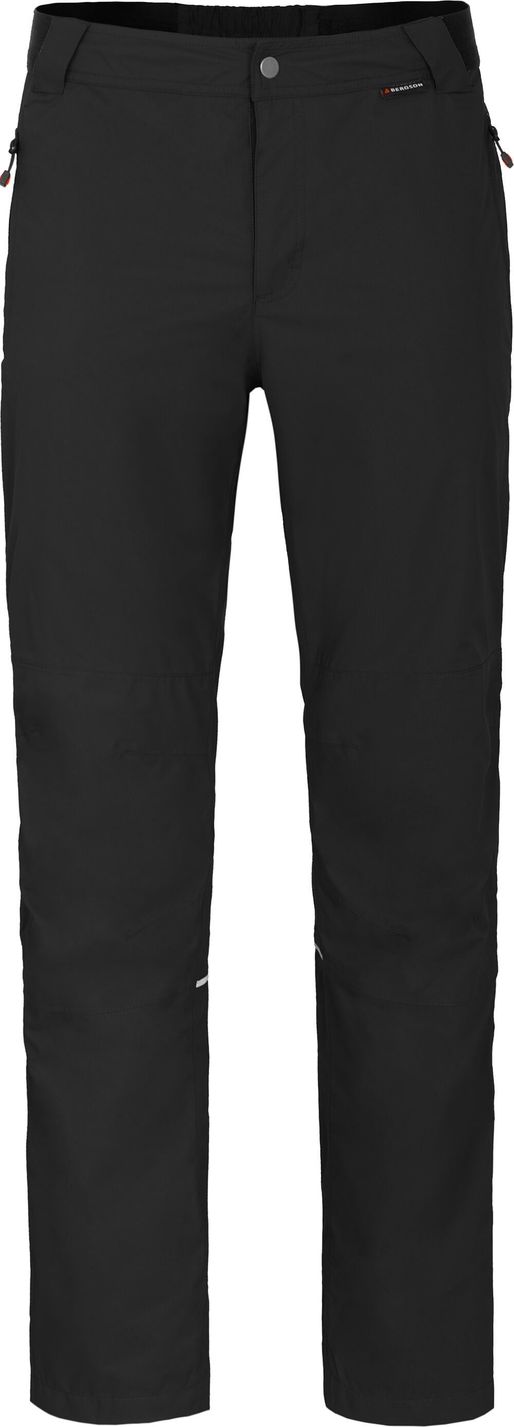 Bergson Regenhose MITCHELL COMFORT Herren Regenhose, Netzfutter, 12000 mm Wassersäule, Langgrößen, schwarz | Shorts