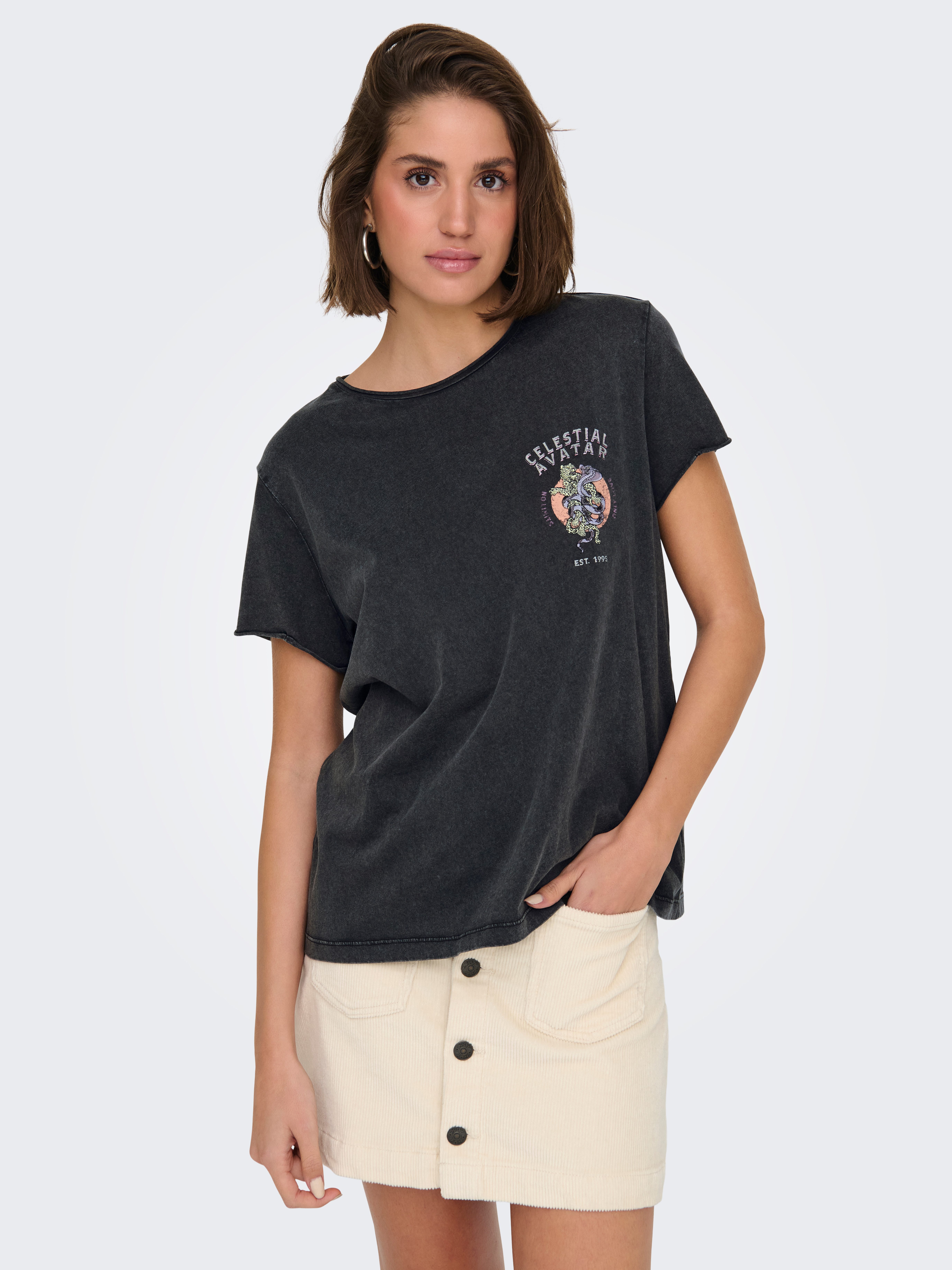 ONLY Kurzarmshirt ONLLUCY LIFE S/S EYE günstig online kaufen