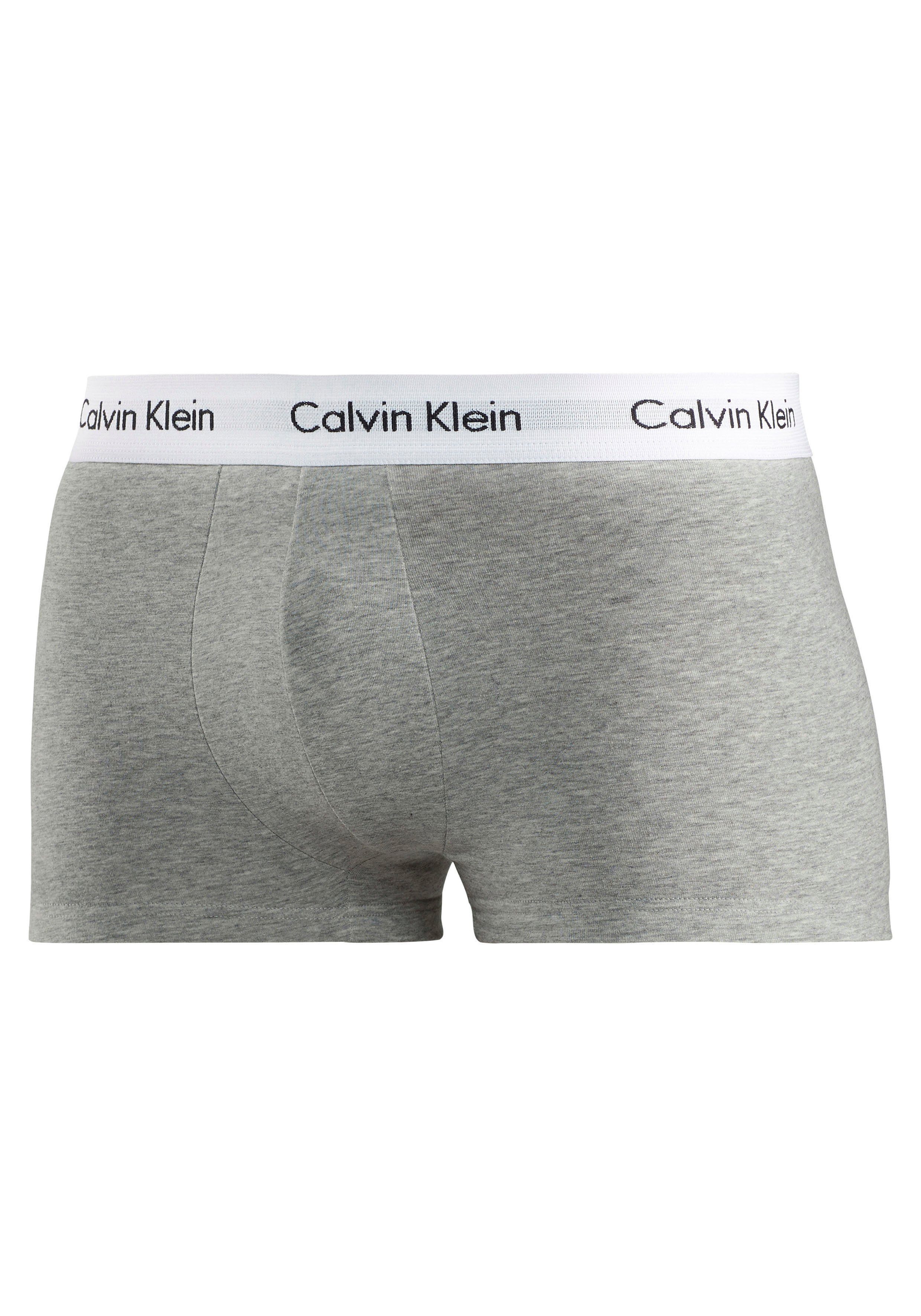 Calvin Klein Underwear Hipster (3-St) grau-meliert, mit weiß schwarz, weißem Webbund